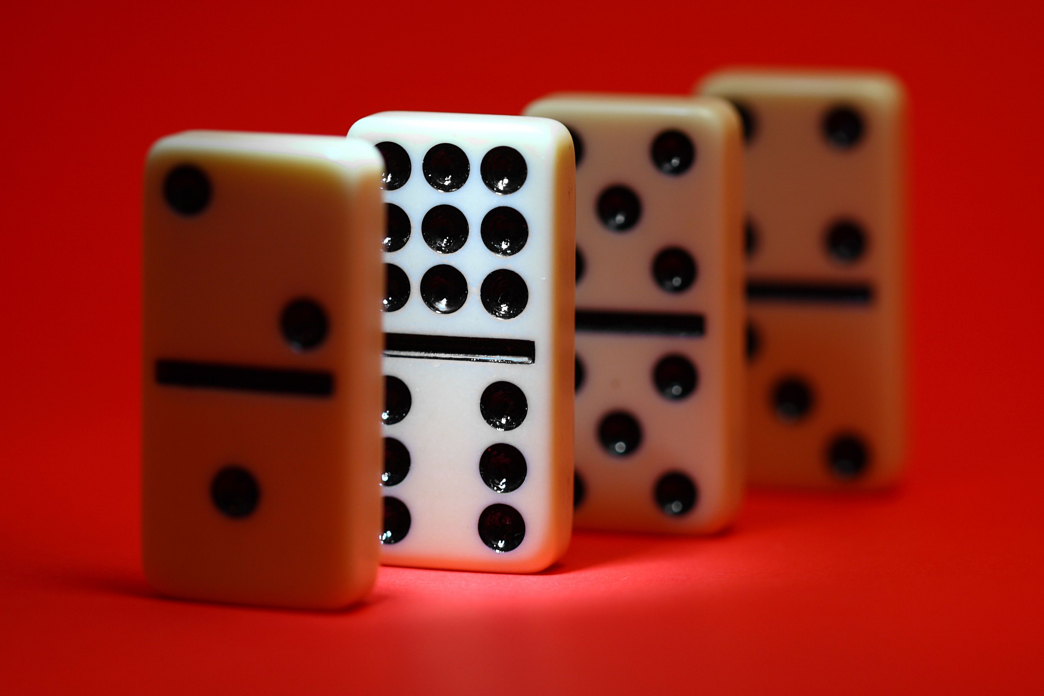 Man Made Dominos HD Wallpaper