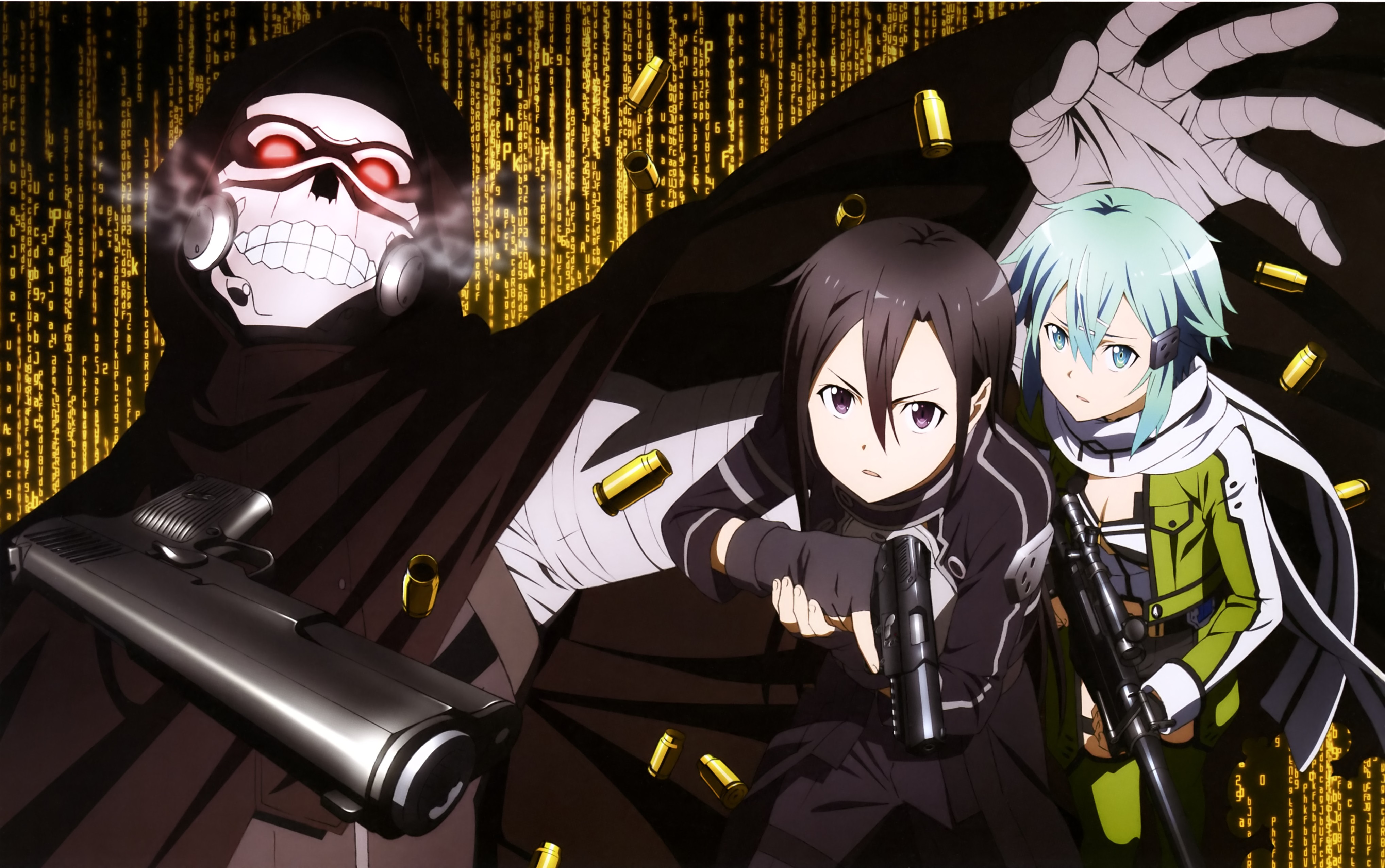 Sword Art Online II Death Gun and Heroes 4K Ultra HD Wallpaper