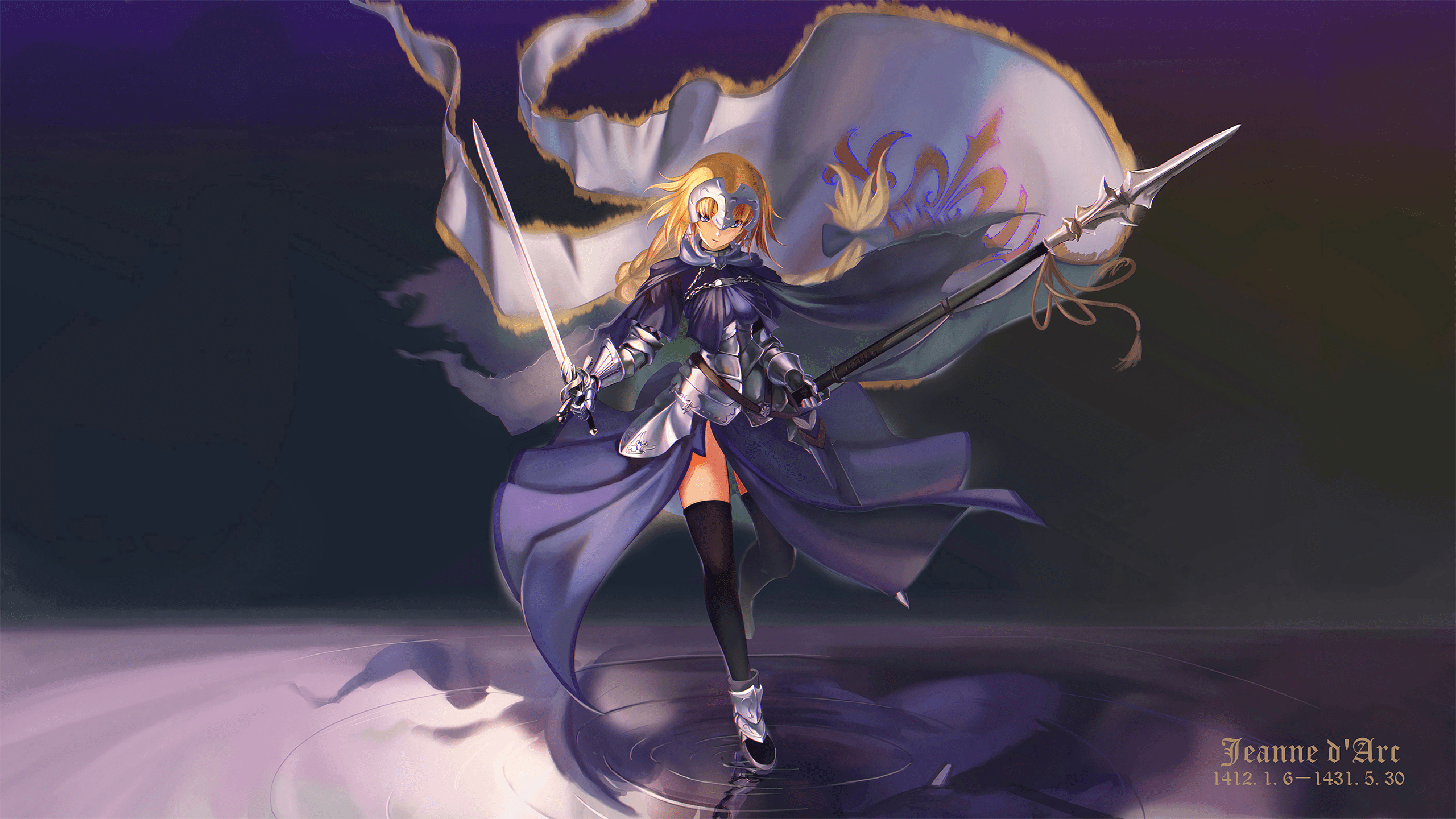 Ruler Jeanne d'Arc Fate/Grand Order HD Wallpaper by ushas
