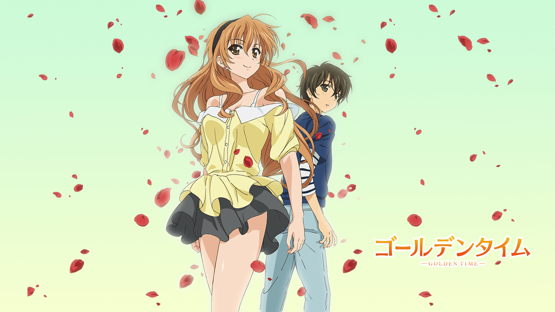 Golden Time Anime HD Wallpaper Banri Tada & Kaga Kouko