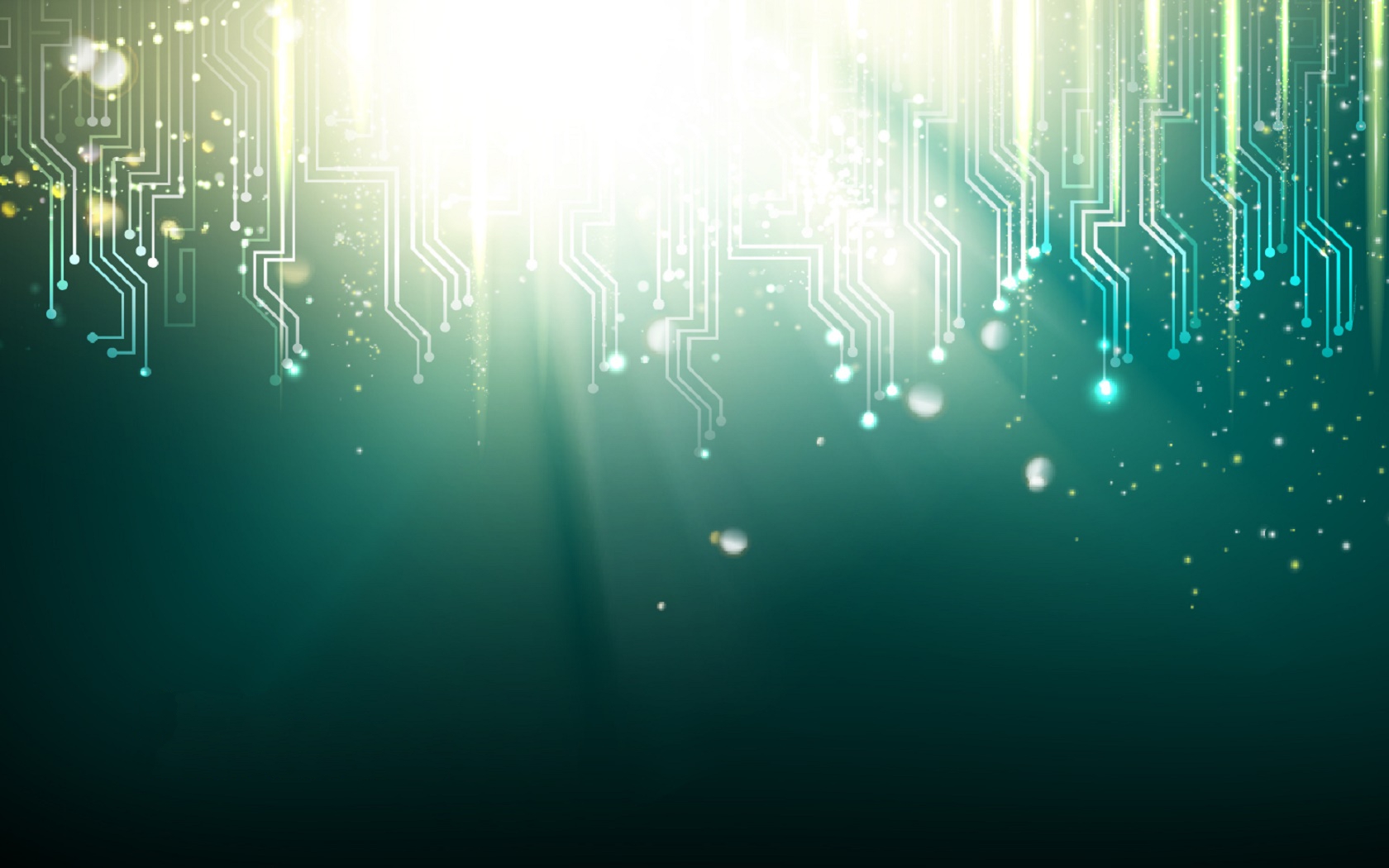 Download Circuit Green Abstract Futuristic Abstract Green Wallpaper