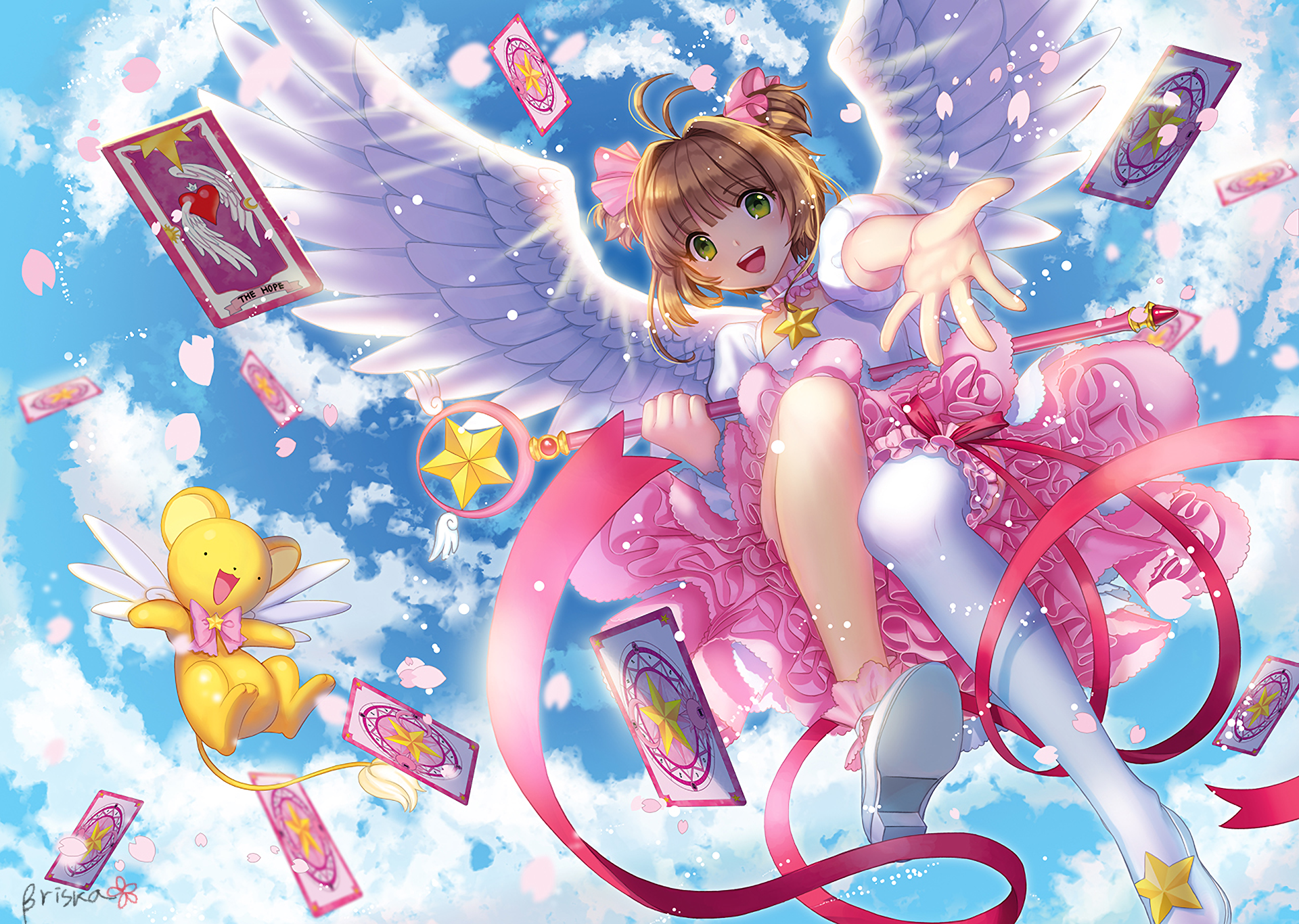Cardcaptor Sakura HD Wallpaper Magical Adventure in the Sky