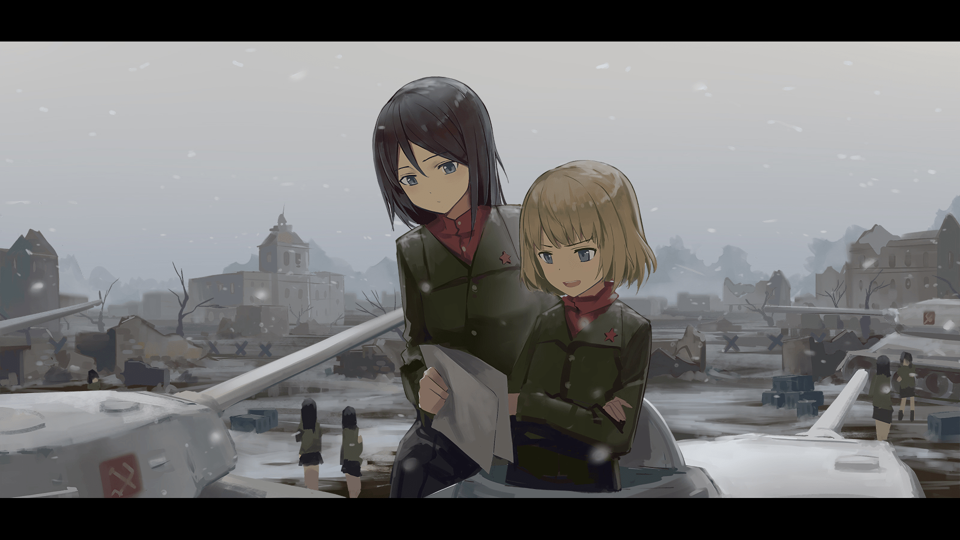 Girls und Panzer HD Wallpaper Background Image 1920x1080 ID