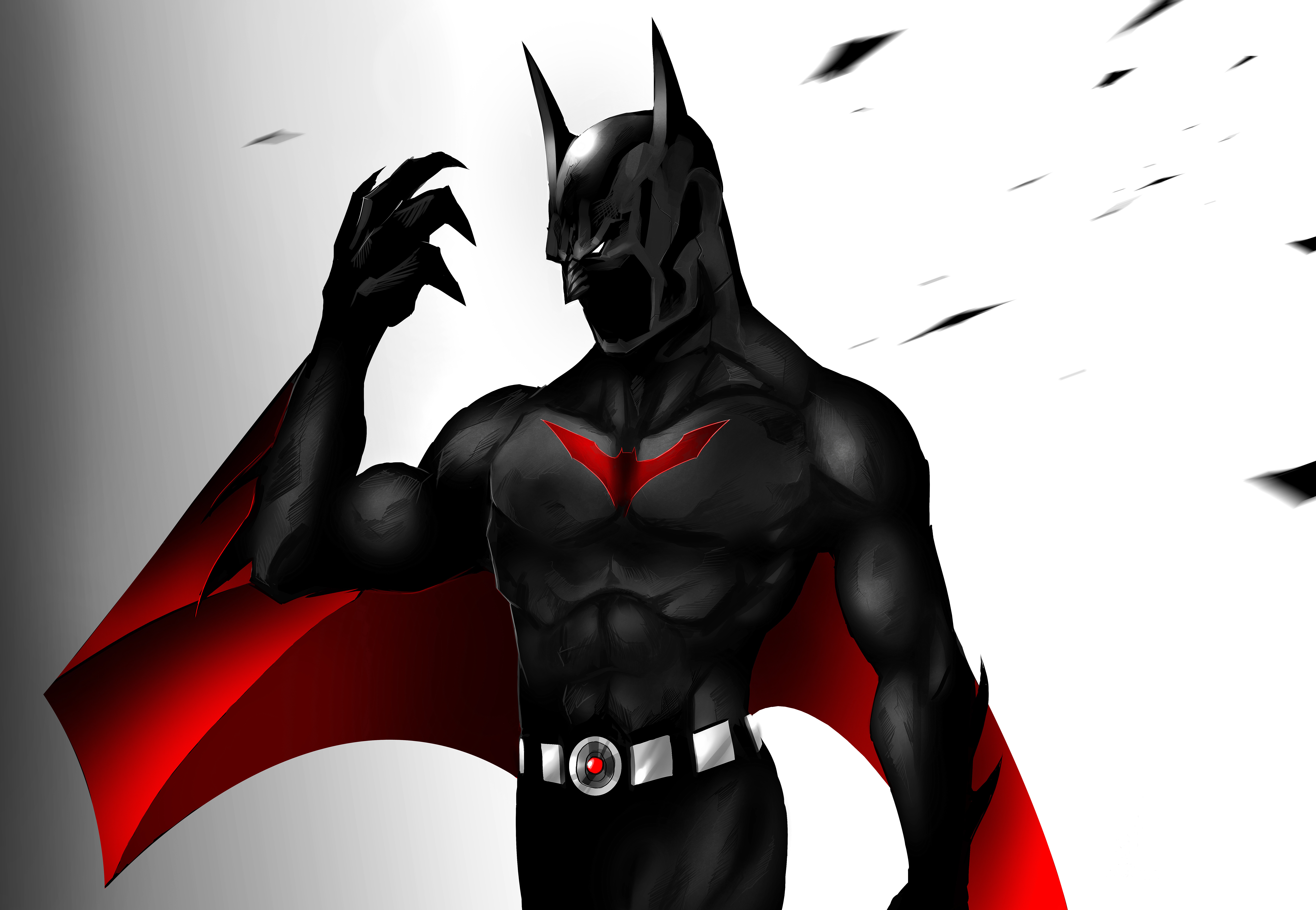 Batman Beyond 8k Ultra HD Wallpaper Background Image