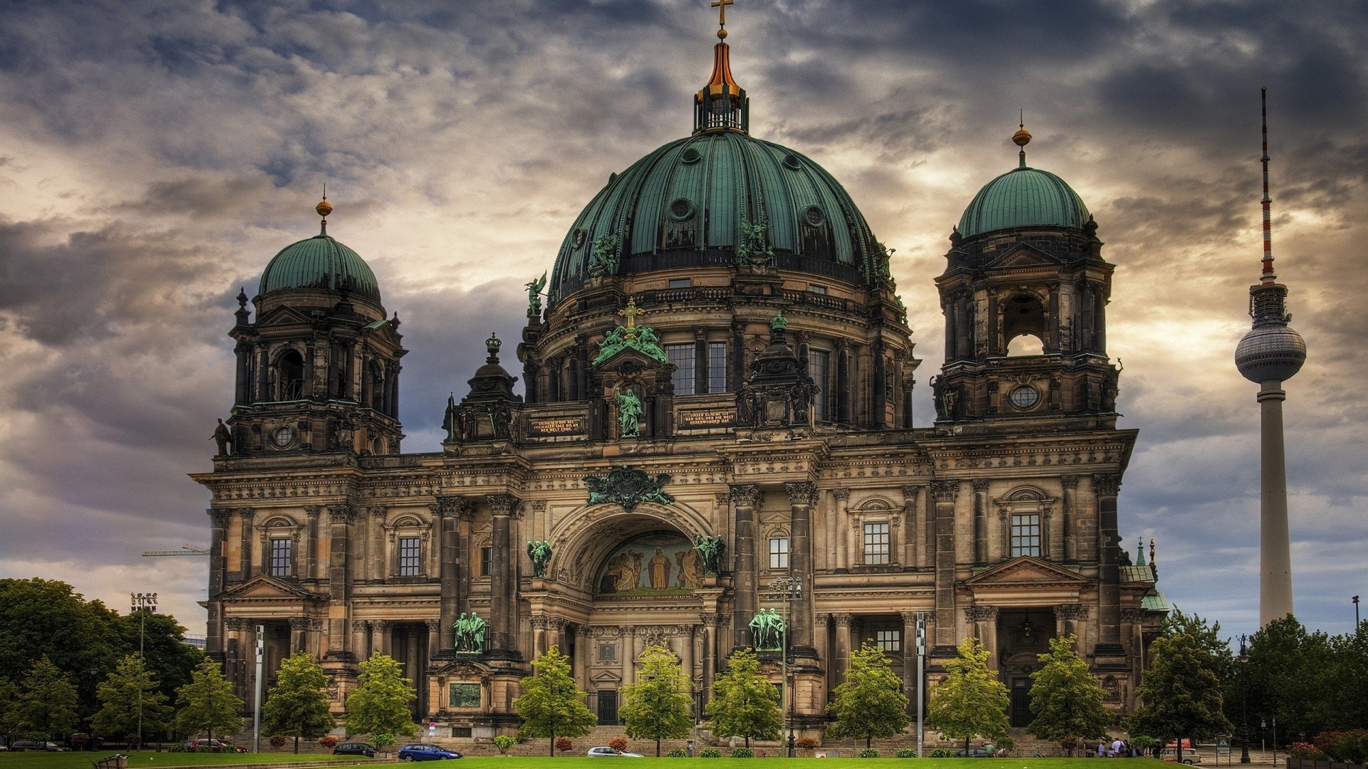 Download Germany Berlin Church Religious Berlin Cathedral HD Wallpaper