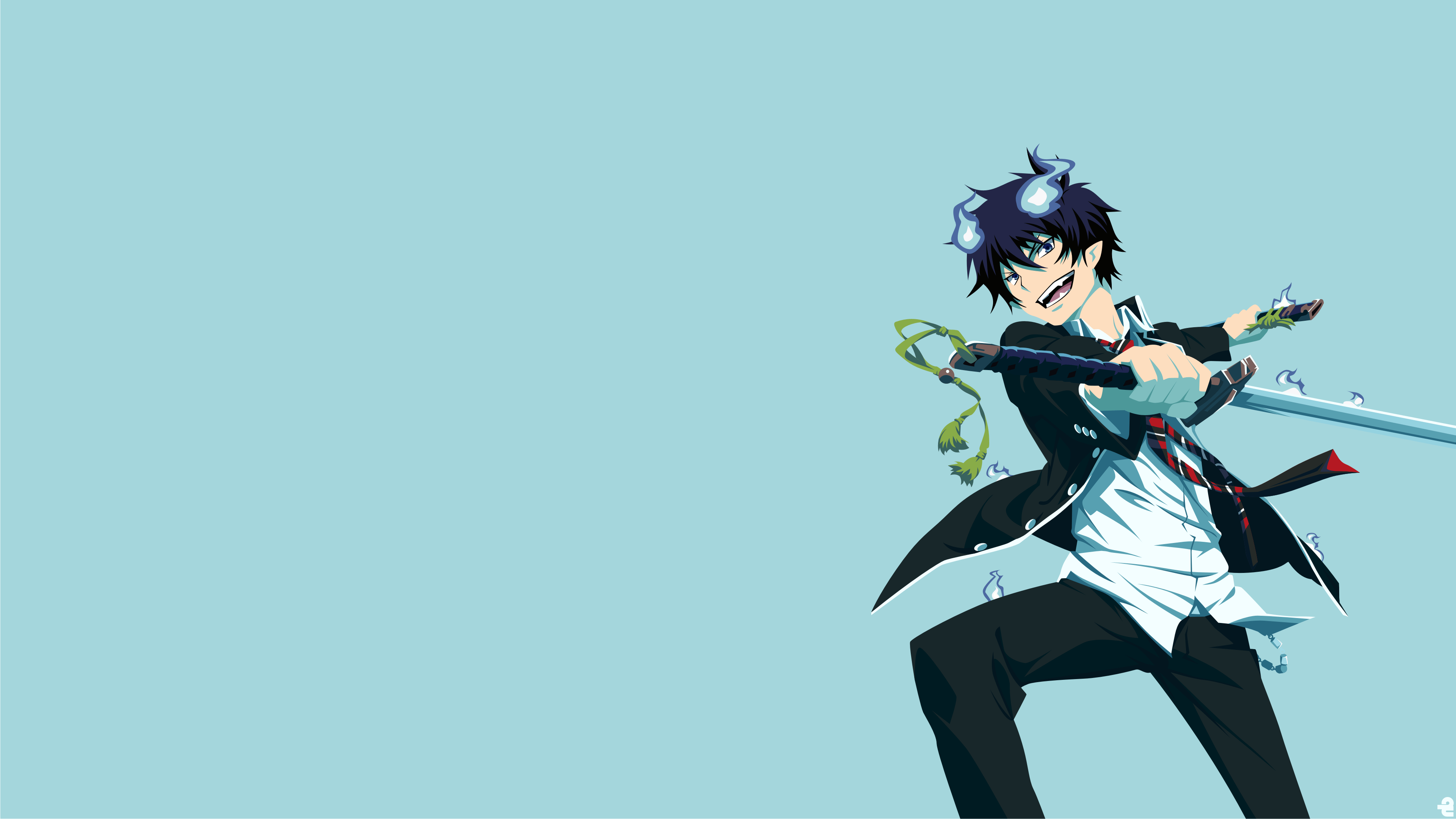 Download Rin Okumura Anime Blue Exorcist 4k Ultra HD Wallpaper