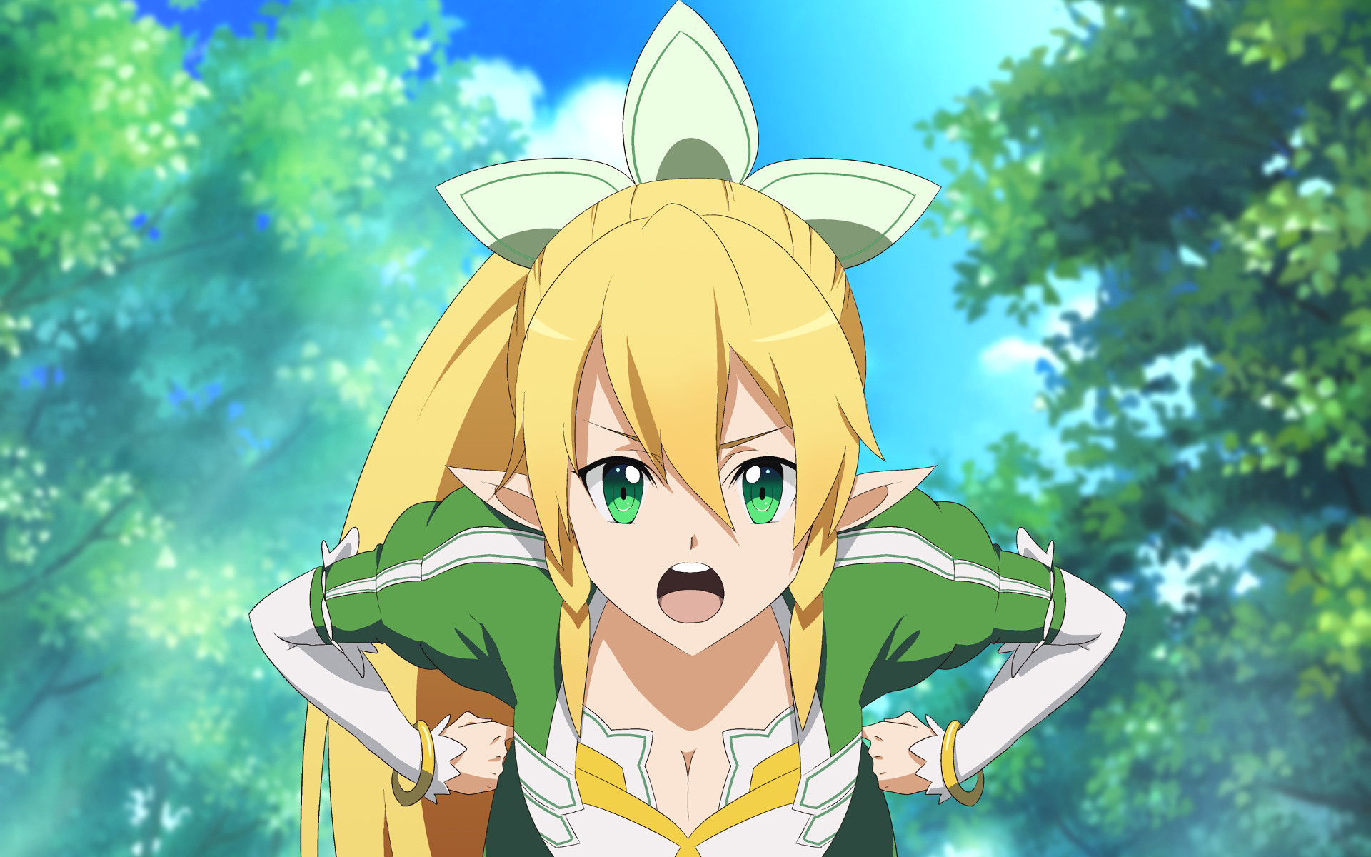 Leafa Sword Art Online Wallpaper