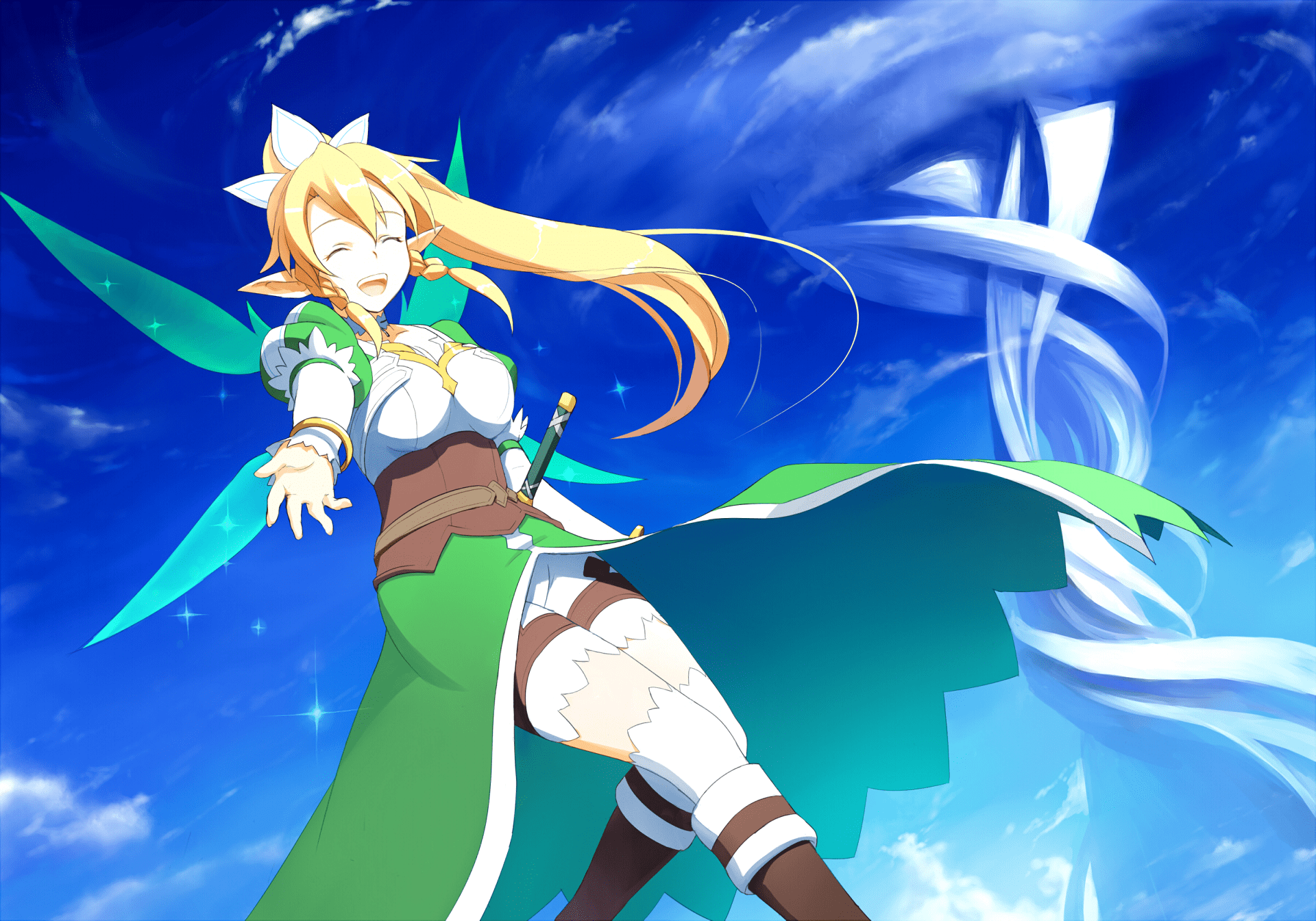 Leafa Sword Art Online HD Wallpaper