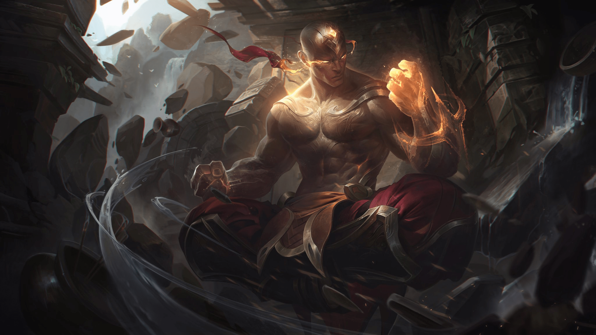 God Fist Lee Sin HD Wallpaper Background Image