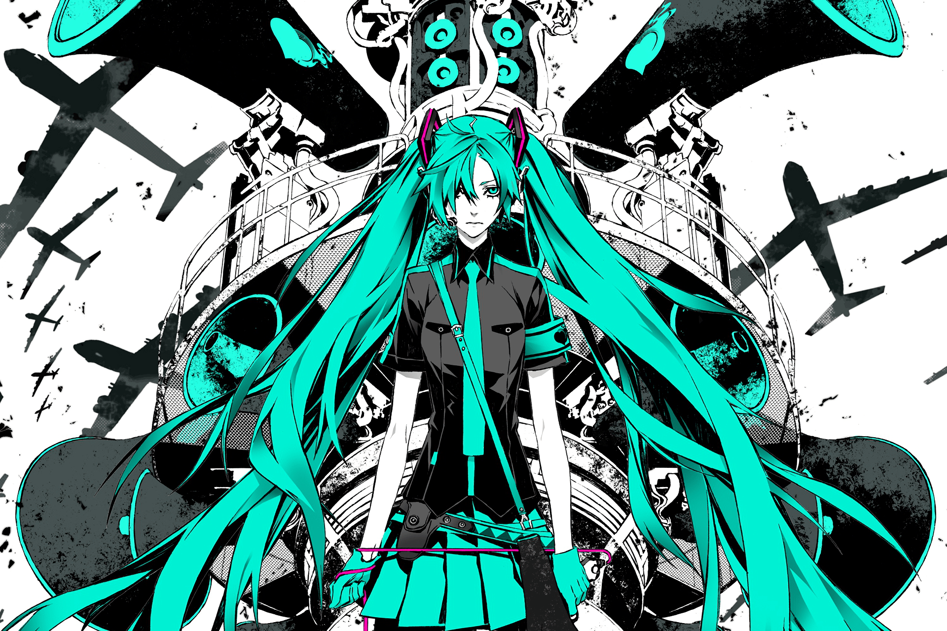 Download Love Is War (Vocaloid) Hatsune Miku Blue Anime Vocaloid Blue