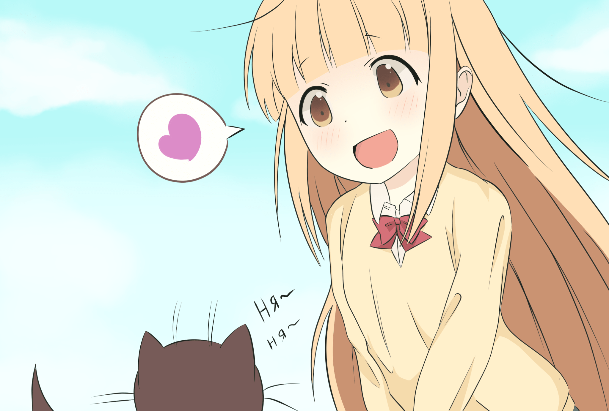 Tanakakun is Always Listless HD Wallpaper Background Image