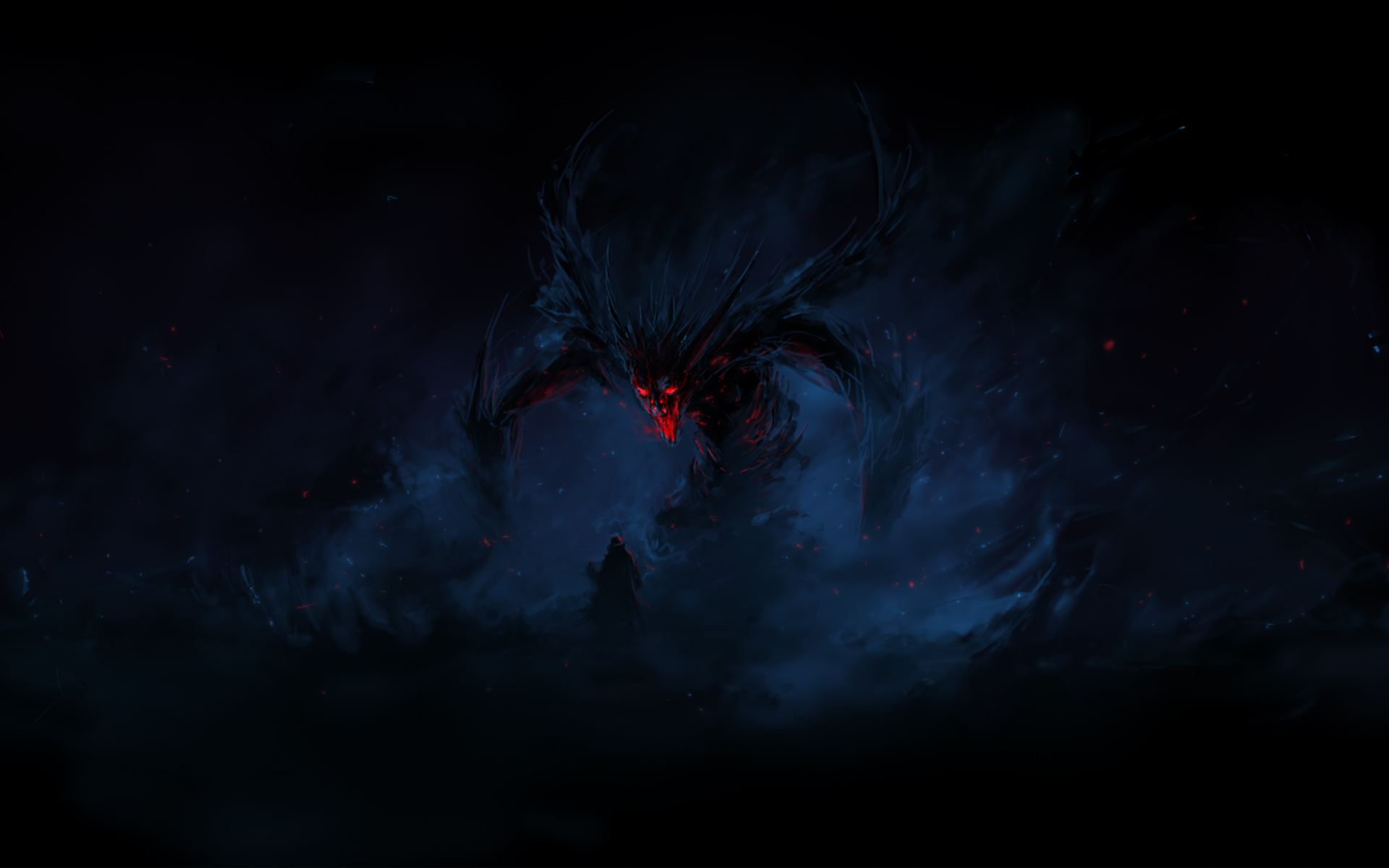 Dark Demon Monster HD Wallpaper