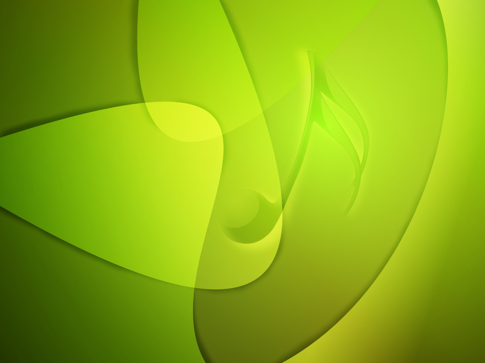 Green Music Desktop Wallpaper