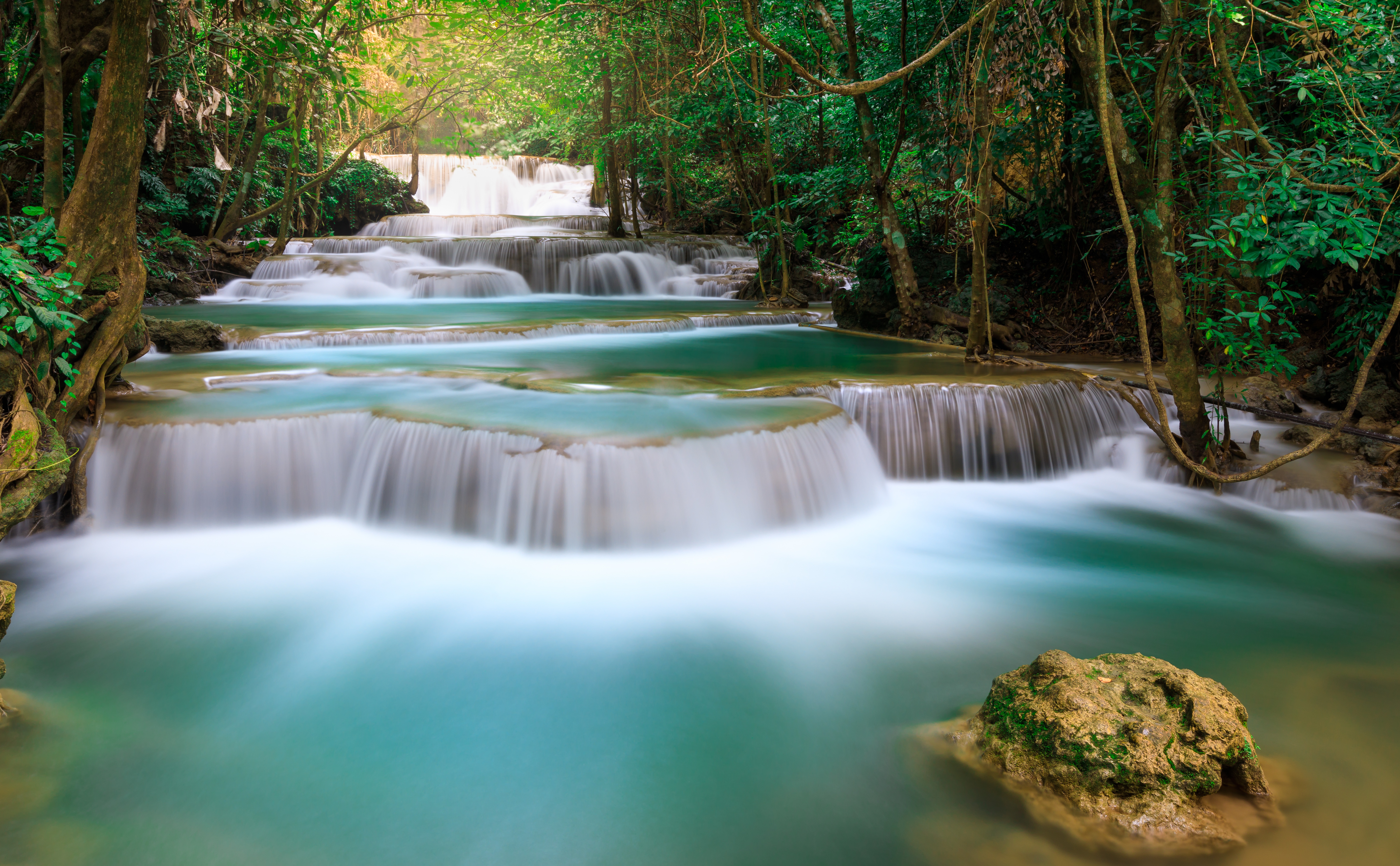 Waterfall 5k Retina Ultra HD Wallpaper Background Image