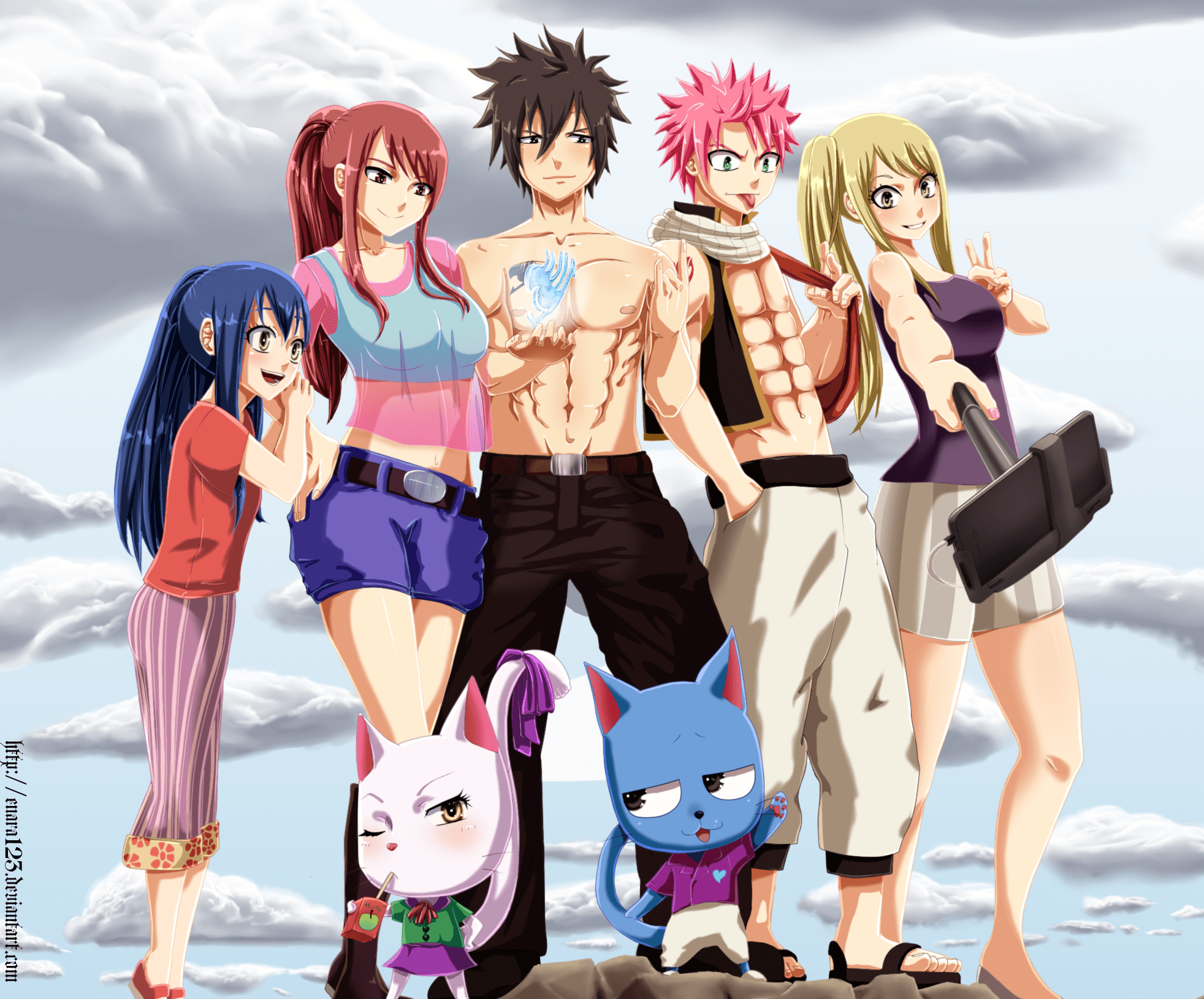 Fairy Tail Wallpaper Natsu And Gray