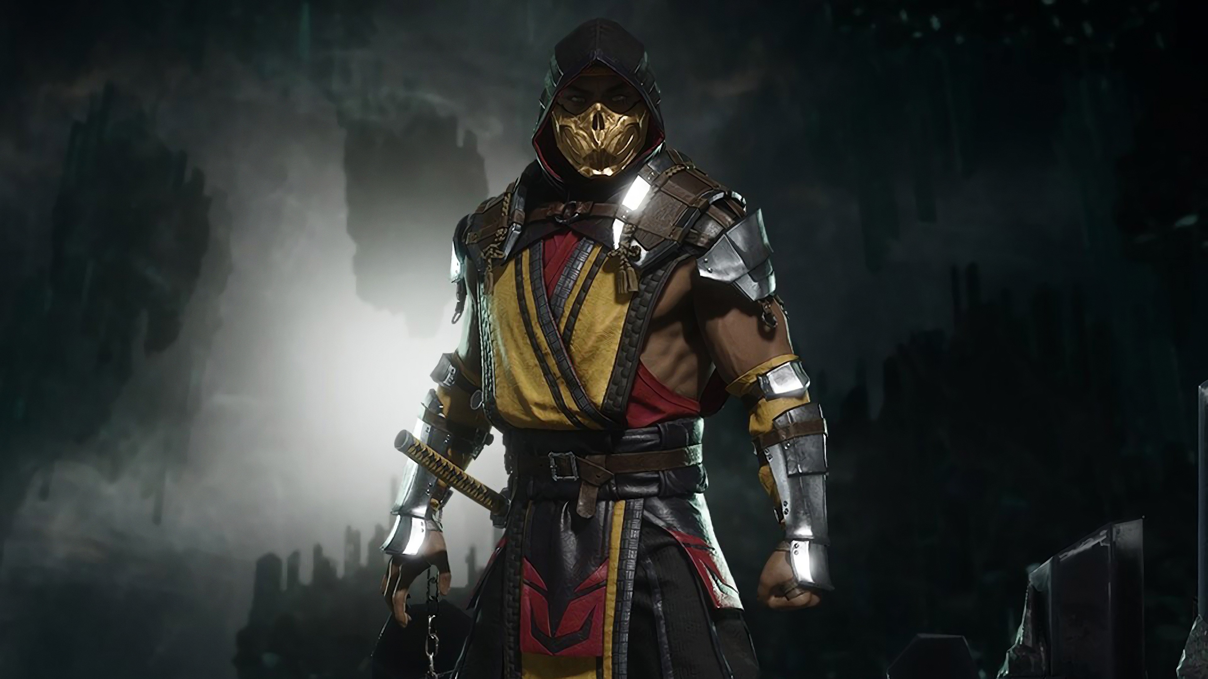 Scorpion from Mortal Kombat 11 4K Ultra HD Wallpaper