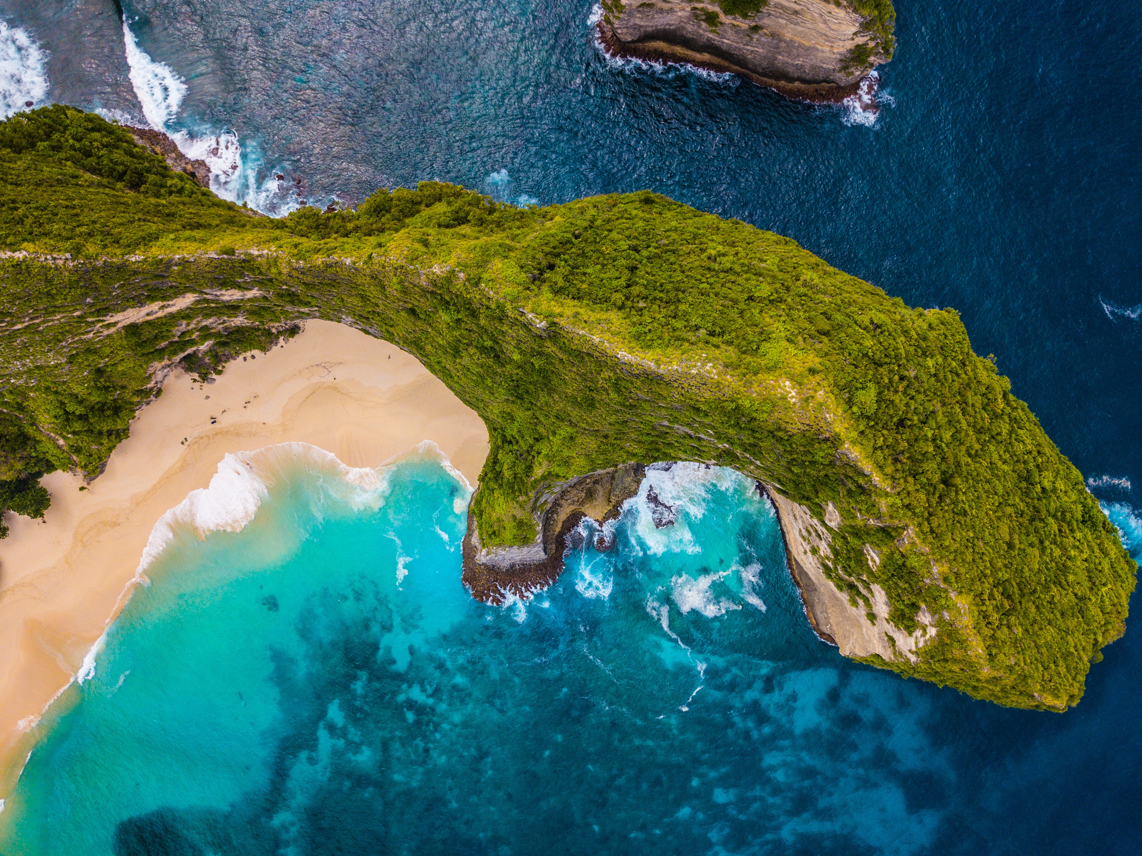 Kelingking Beach, Nusa Penida, Indonesia 4k Ultra HD