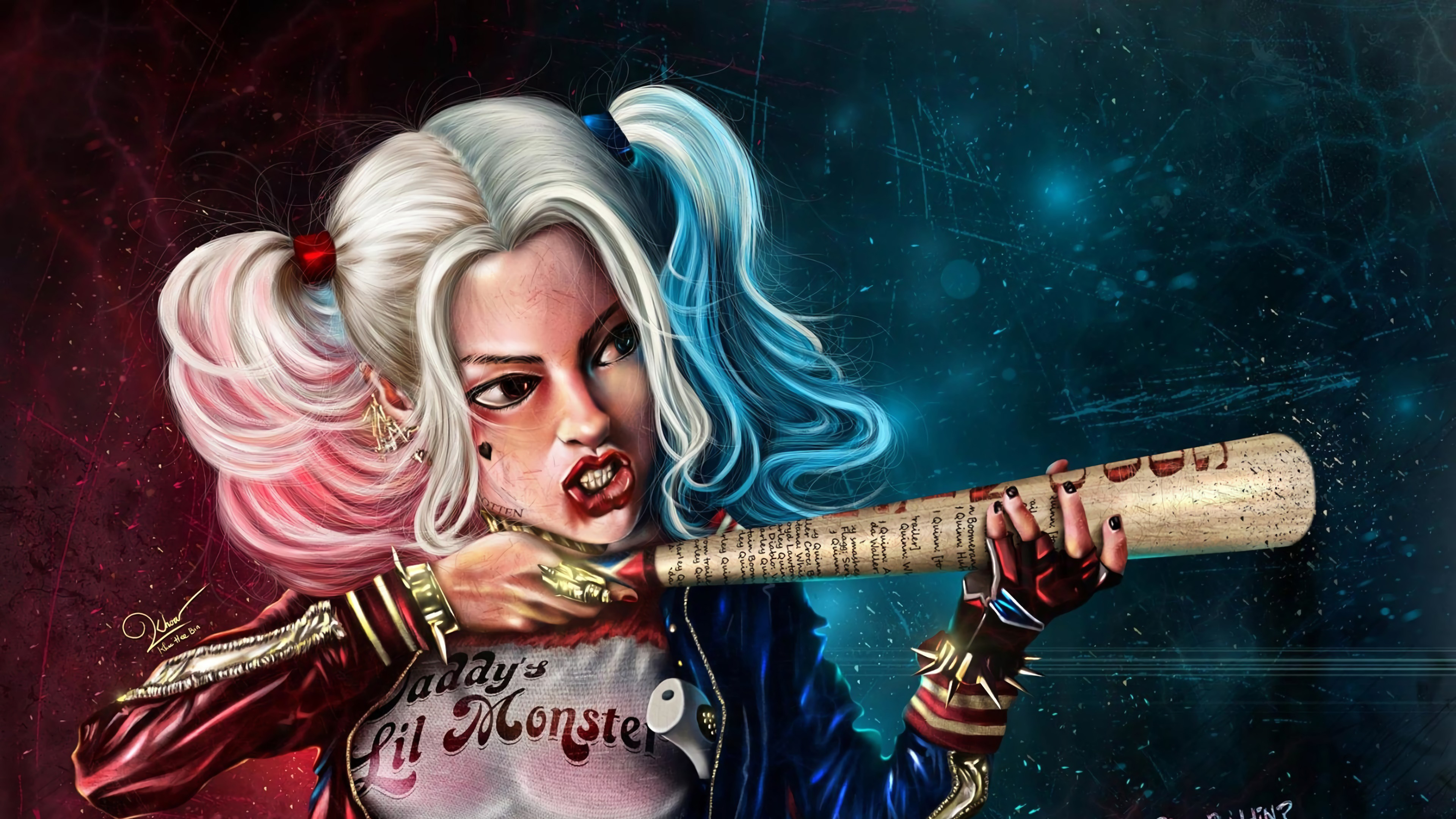 Harley Quinn 4k Ultra HD Wallpaper Background Image