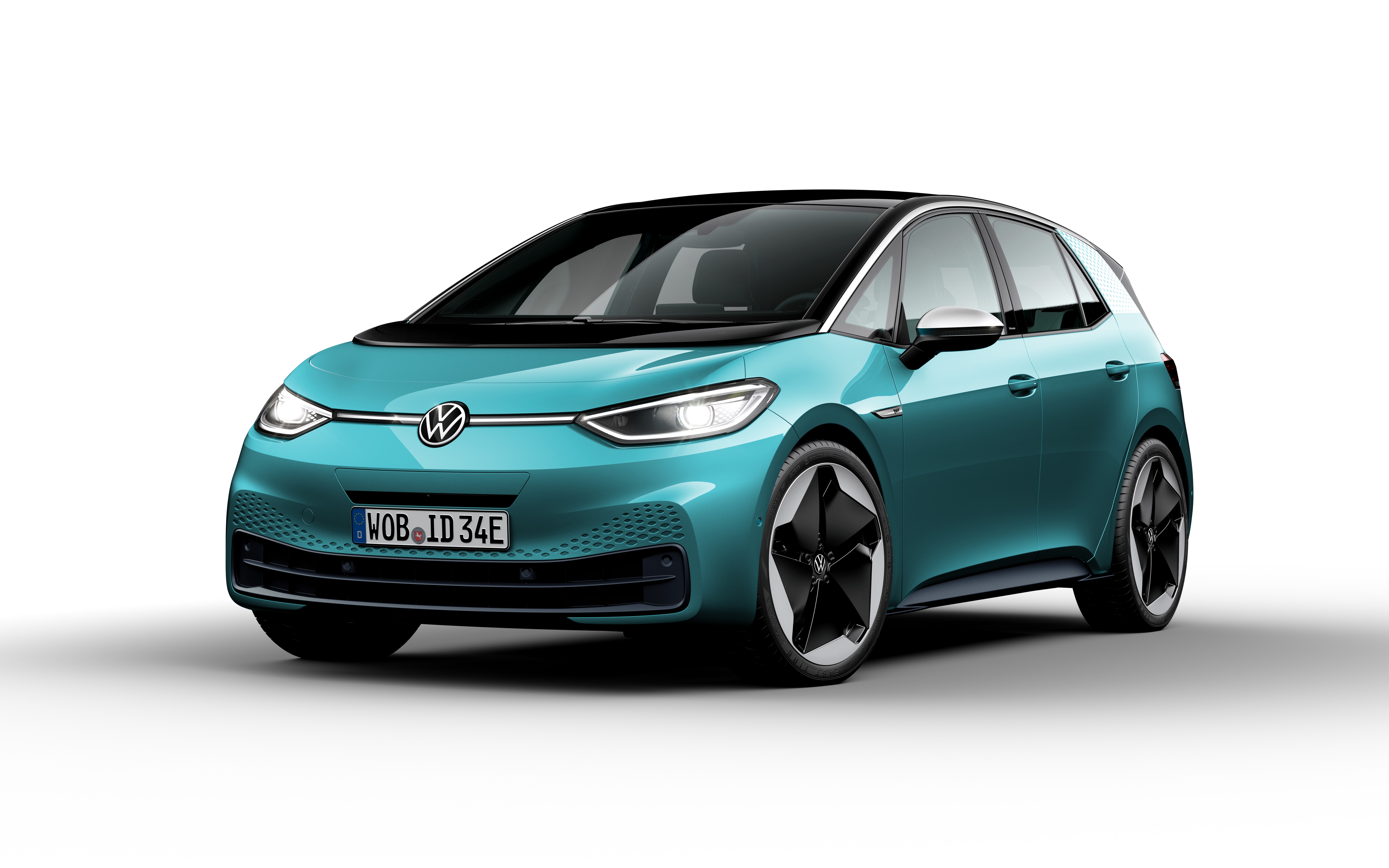 Download Compact Car Electric Car Car Volkswagen Vehicle Volkswagen ID