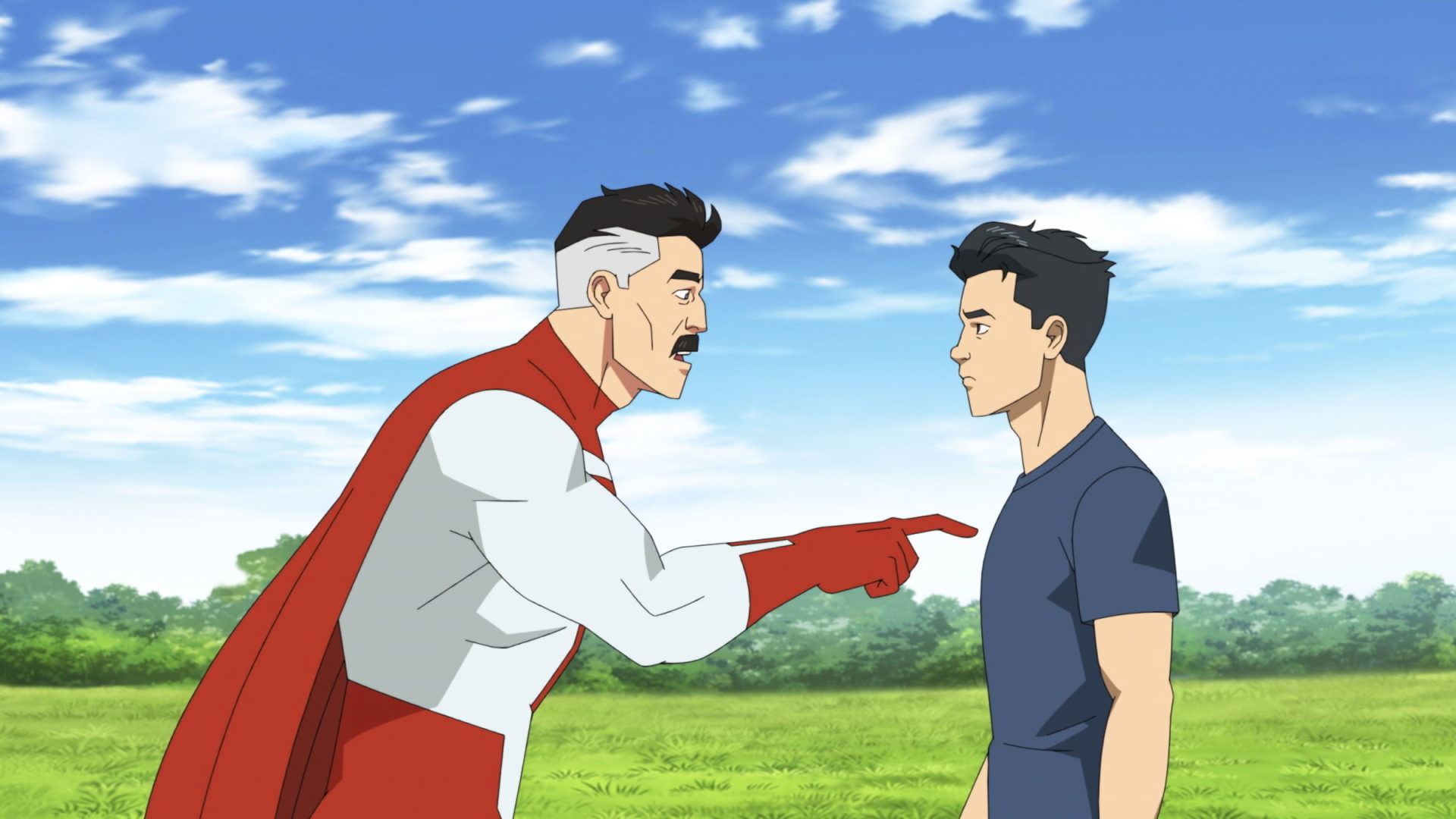 Invincible HD Wallpaper Nolan Grayson (OmniMan) &amp; Mark Grayson TV