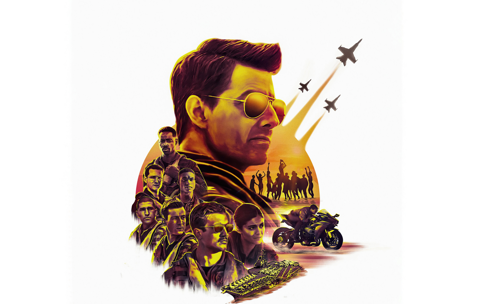 Download Movie Top Gun Maverick HD Wallpaper by Saifulcreation
