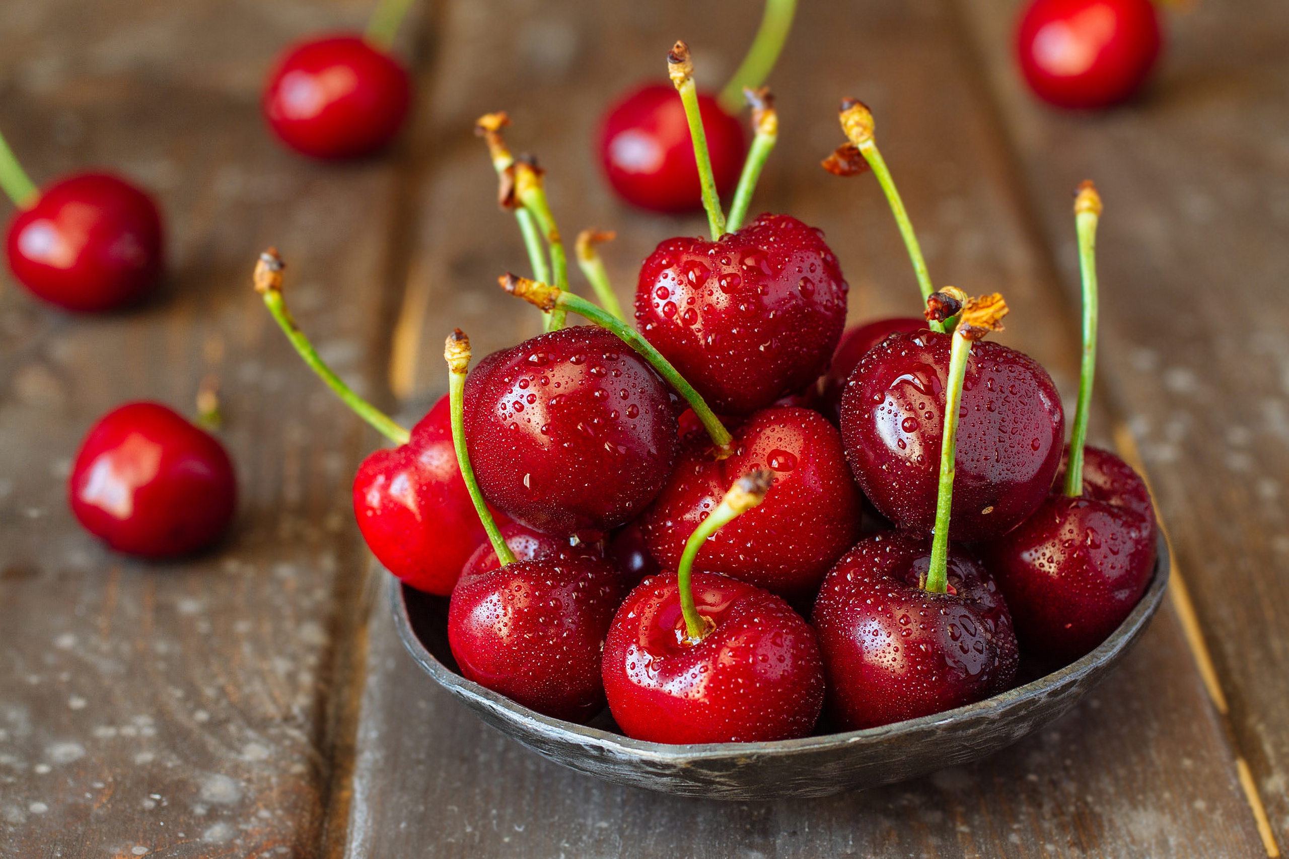 Download Food Cherry HD Wallpaper