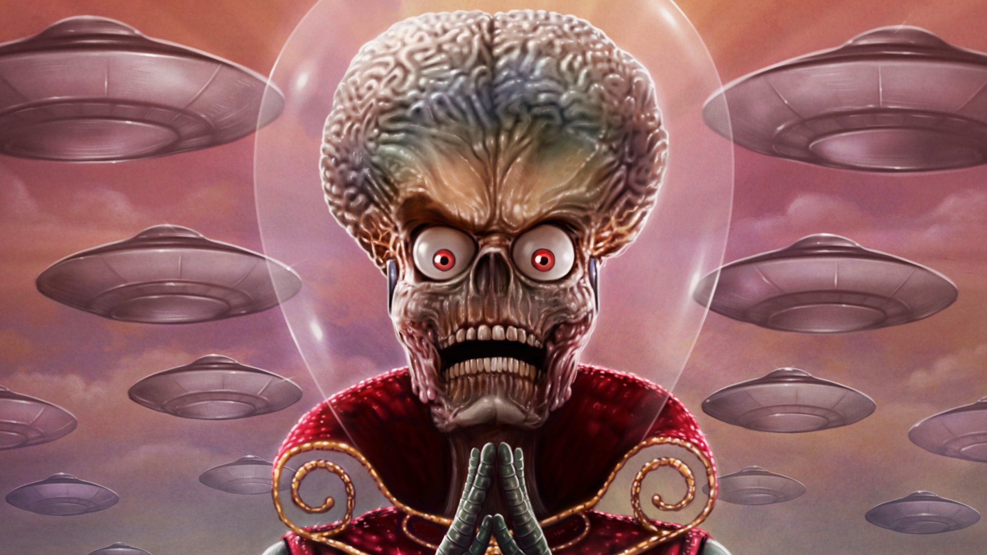 Download Movie Mars Attacks! HD Wallpaper