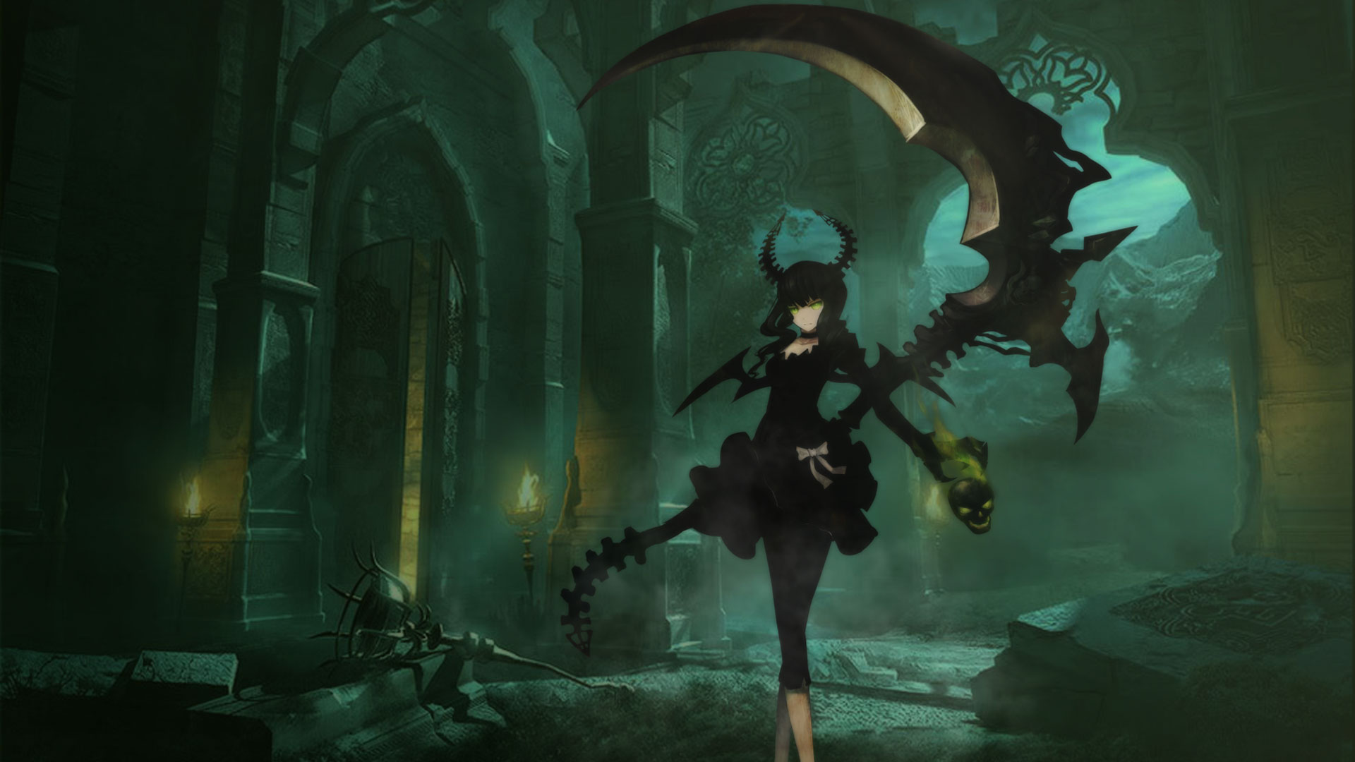 Black Rock Shooter Full HD Wallpaper and Background 1920x1080 ID289909