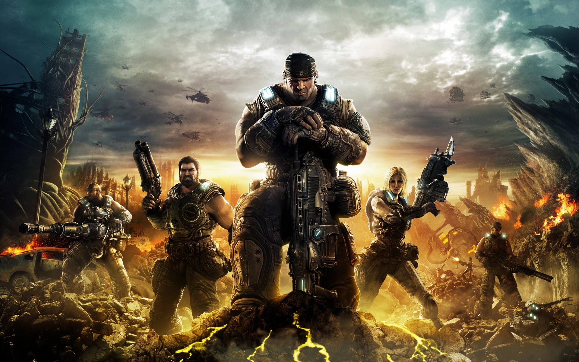 Gears Of War 3 Fondo de pantalla HD Fondo de Escritorio