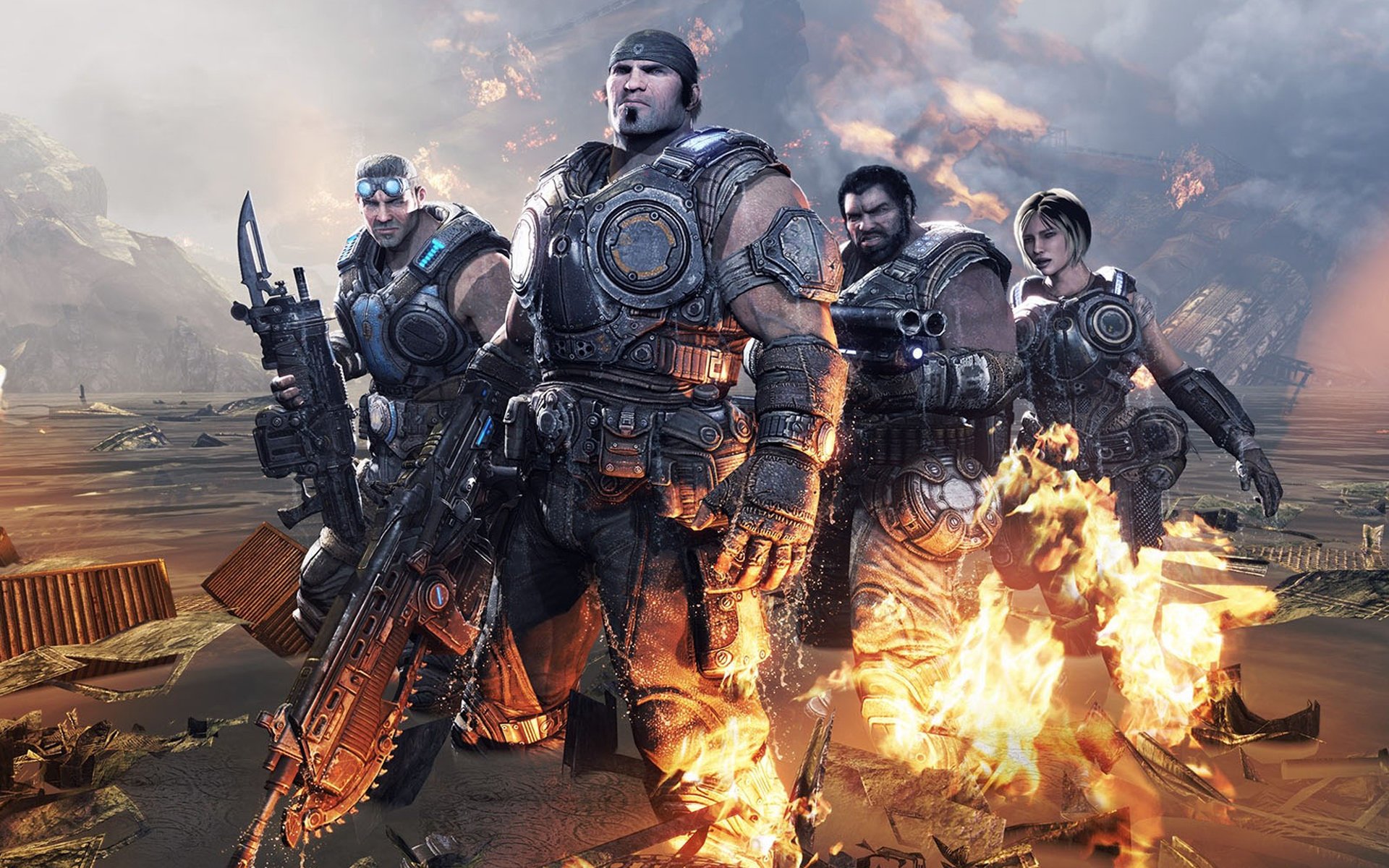 Gears Of War 3 Fondo de pantalla HD Fondo de Escritorio
