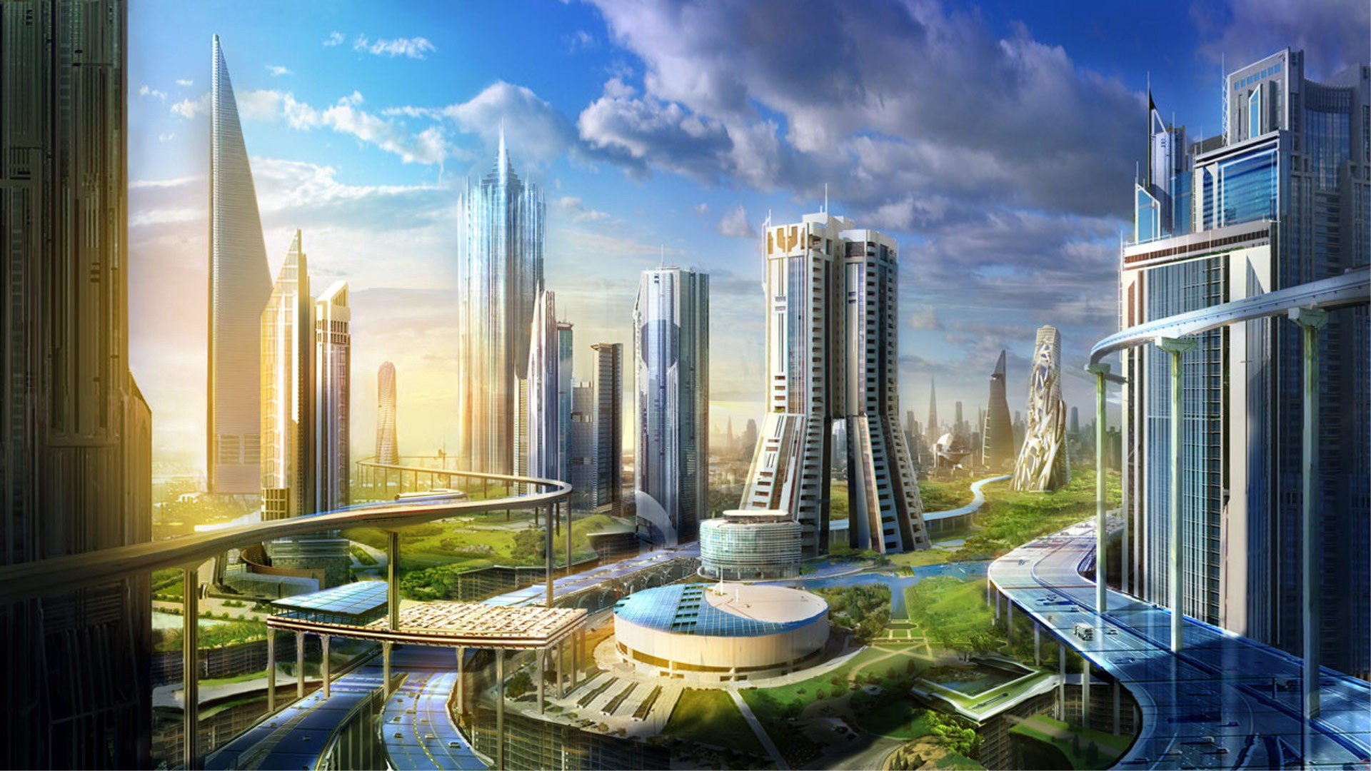 Futuristic City Concept Art(03)