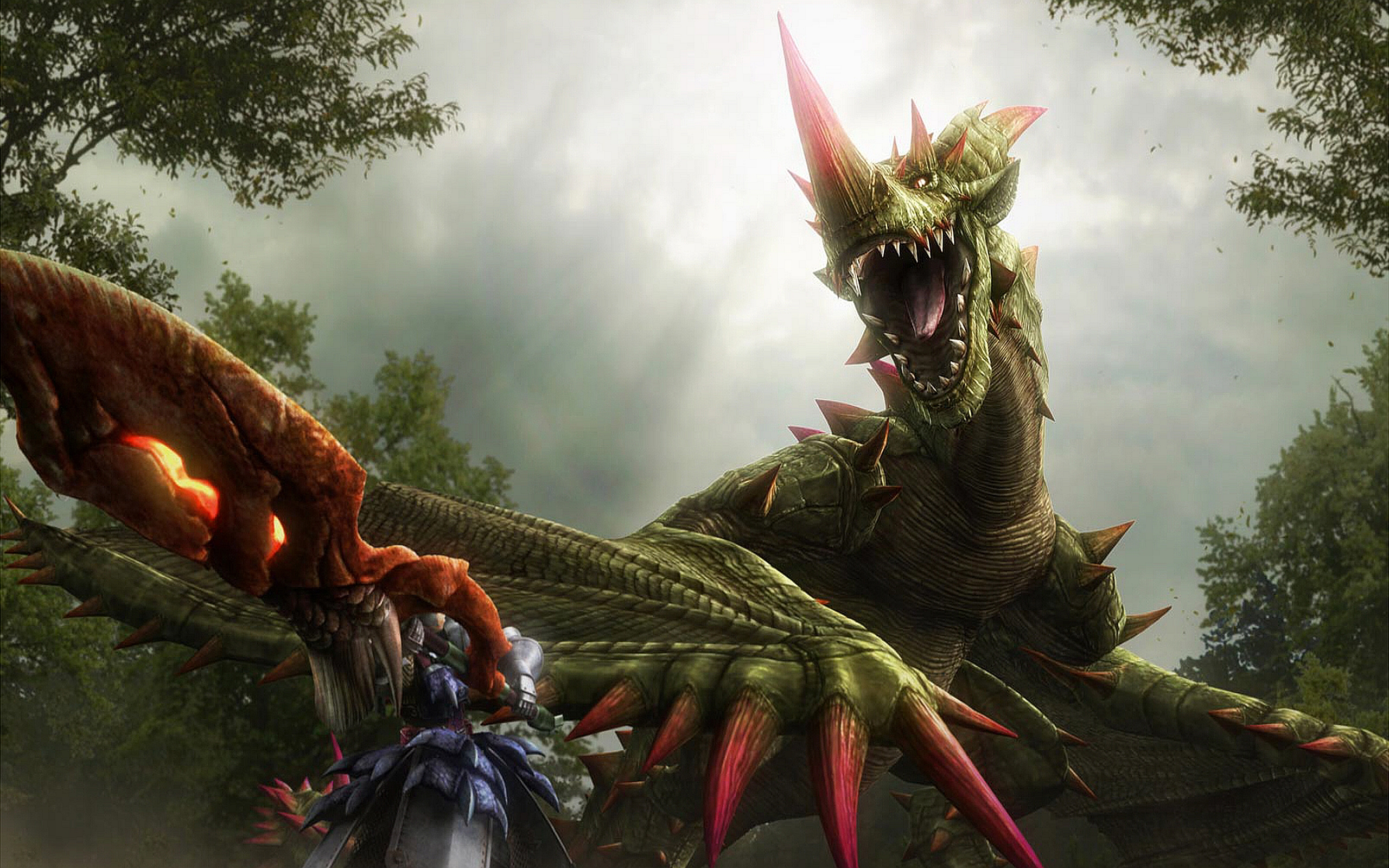 Espinas Epic HD Wallpaper from Monster Hunter