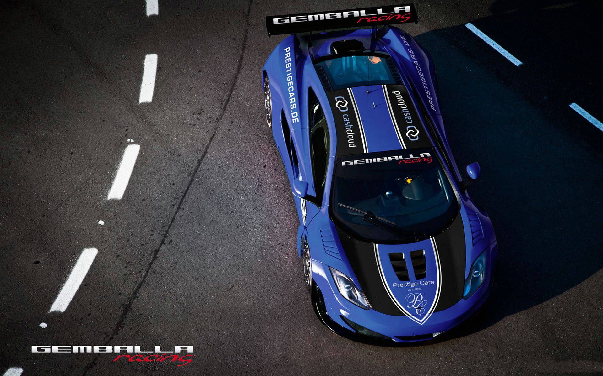 Download Gemballa Mclaren Gemballa Blue Racing McLaren Race Car Car