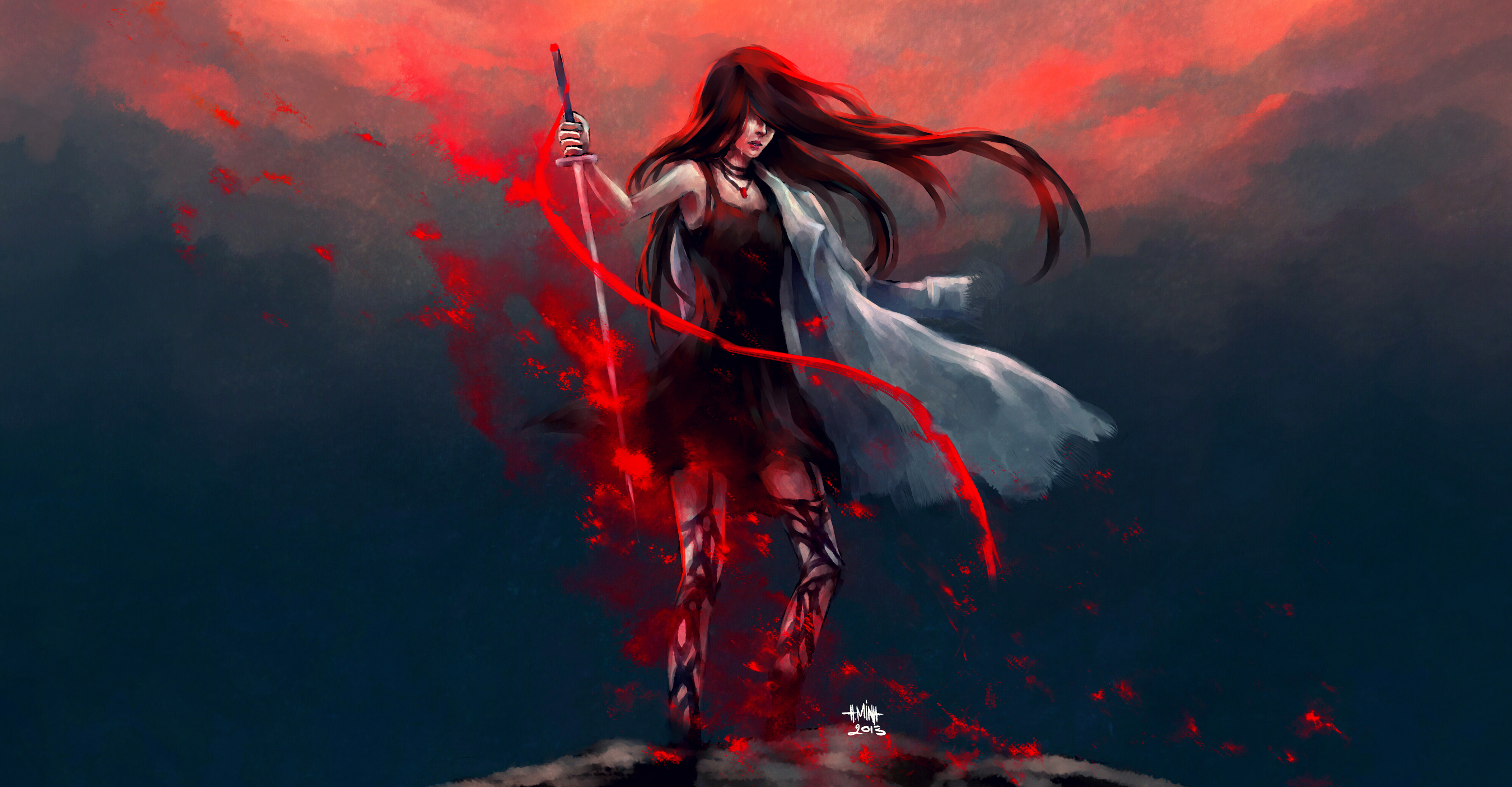 Death of a Warrior Full HD Wallpaper and Hintergrund 2700x1404 ID