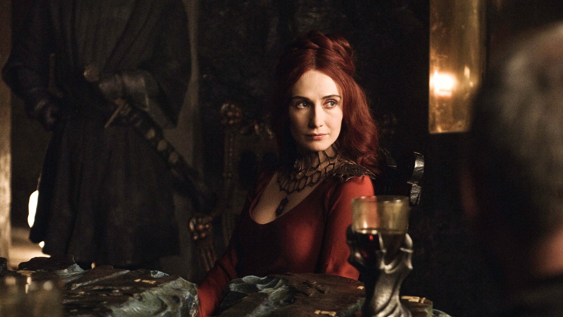 Melisandre HD Wallpaper – Carice van Houten in Game of Thrones Scene