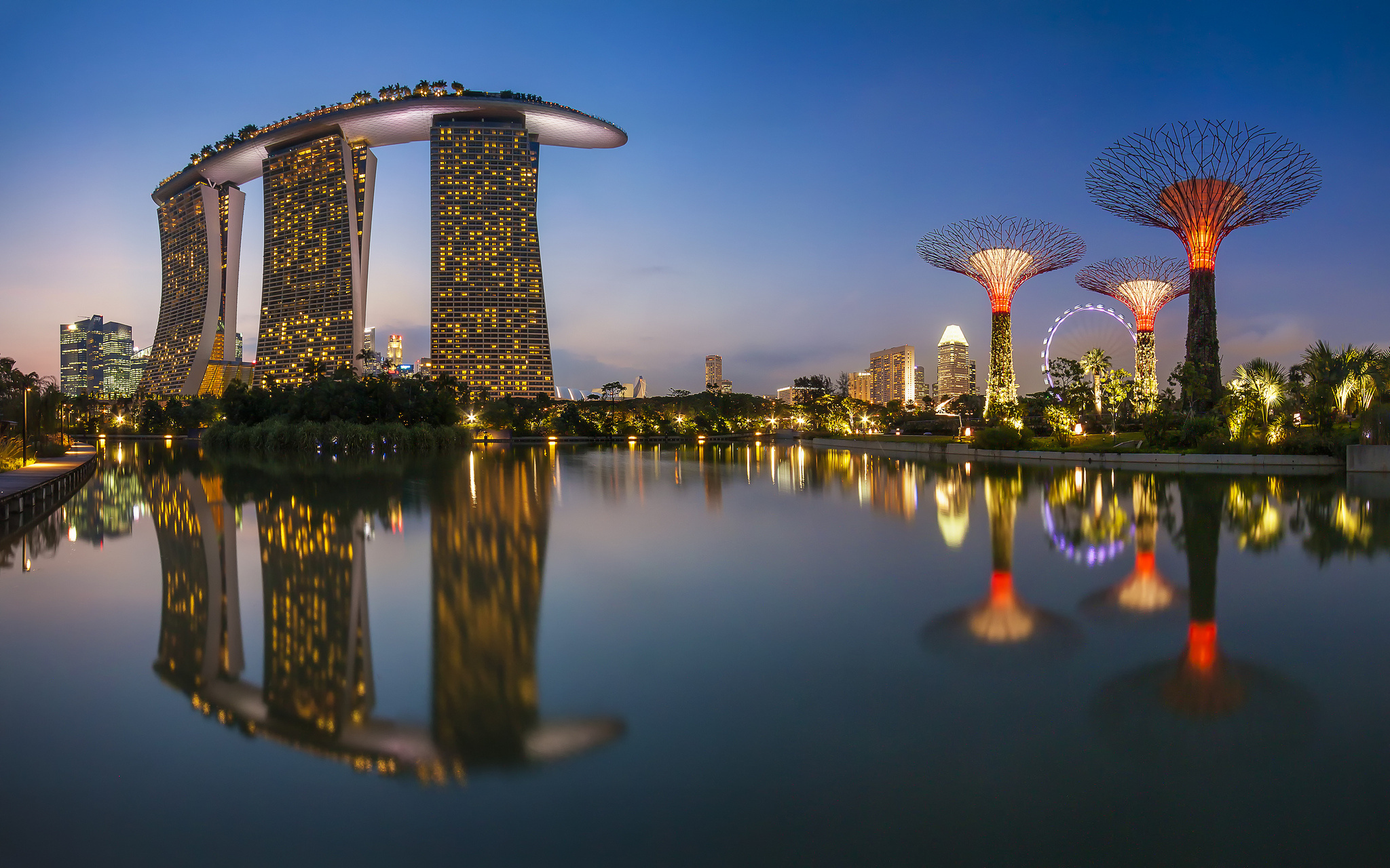 Download Singapore Man Made Marina Bay Sands HD Wallpaper