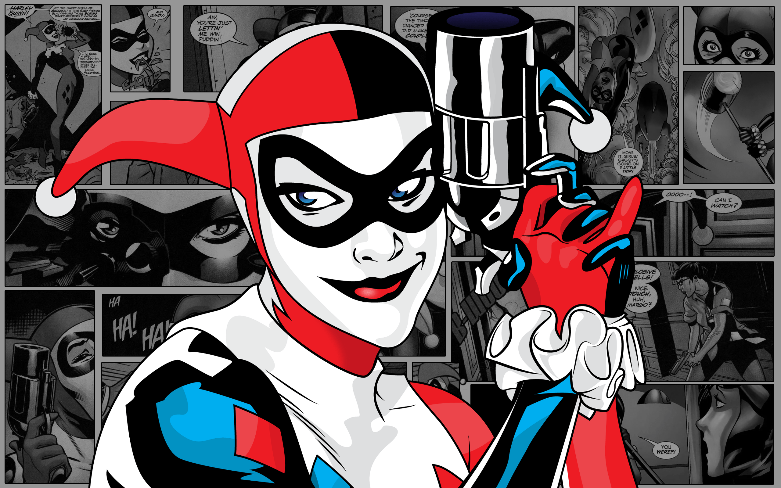 Download Comic Harley Quinn HD Wallpaper