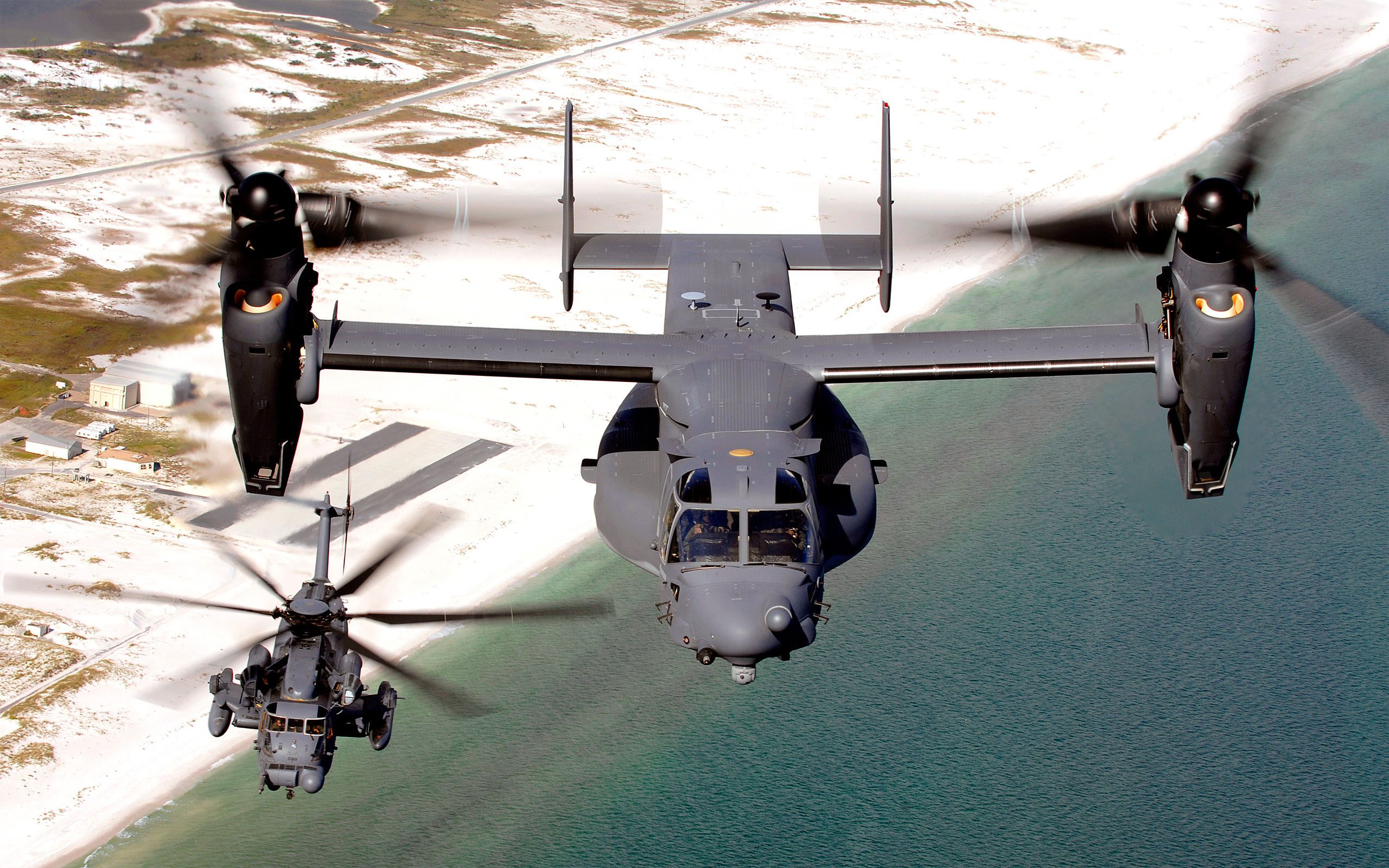 Download Military Bell Boeing V22 Osprey HD Wallpaper