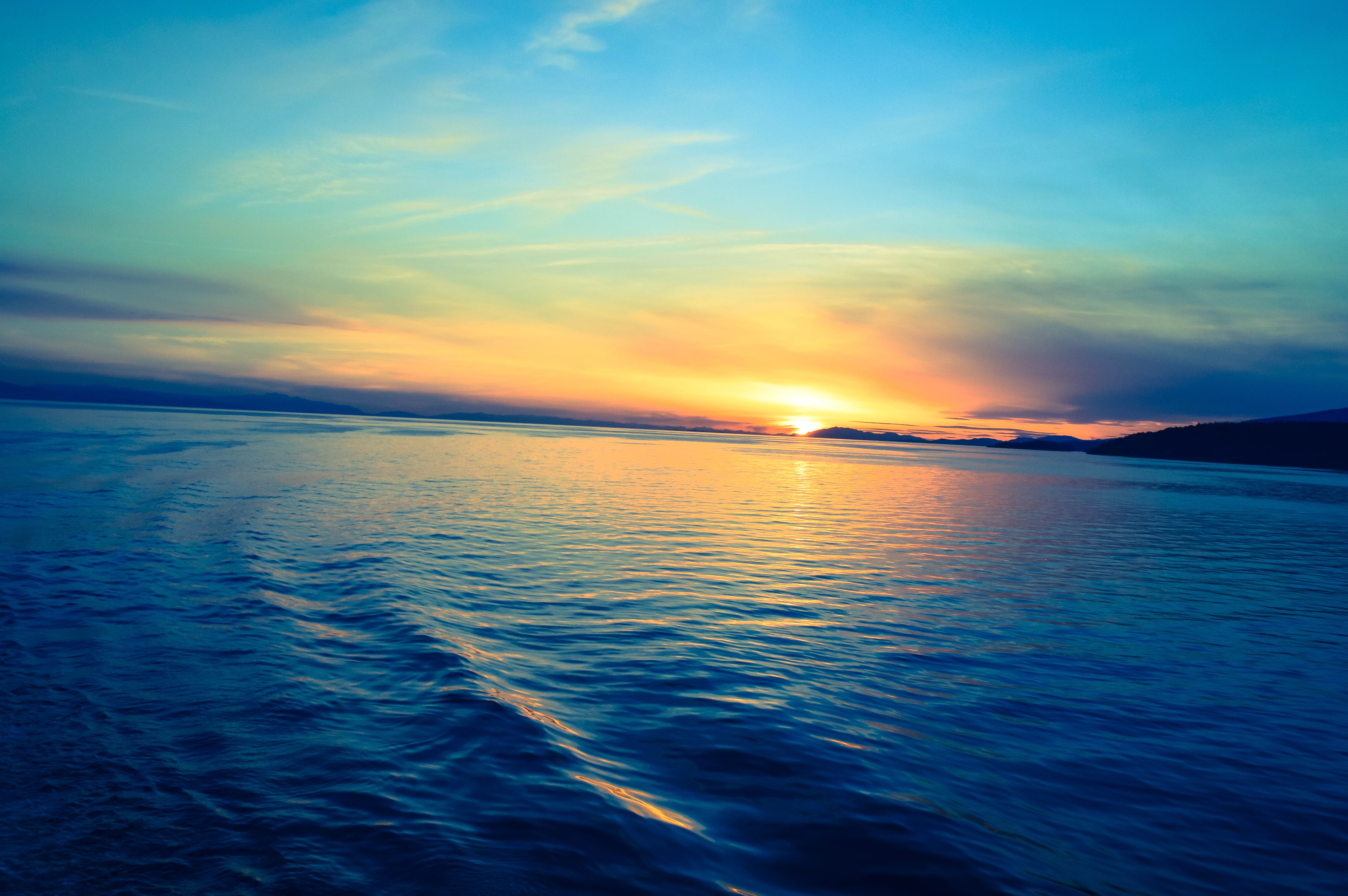 Coucher De Soleil 4k Ultra Fond d'écran HD ArrièrePlan