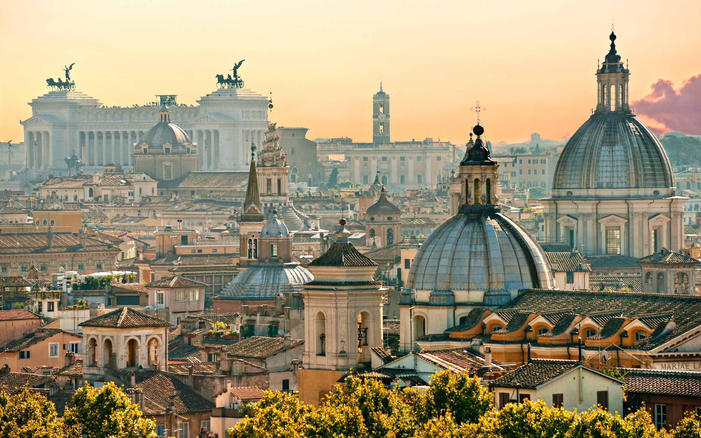 Majestic Rome Skyline HD Wallpaper(03)