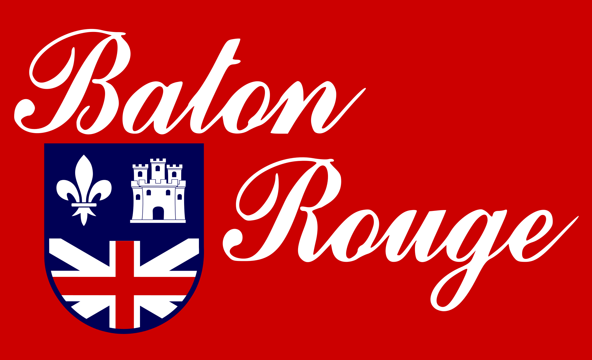 Flag of Baton Rouge Full HD Wallpaper and Background Image 2000x1217