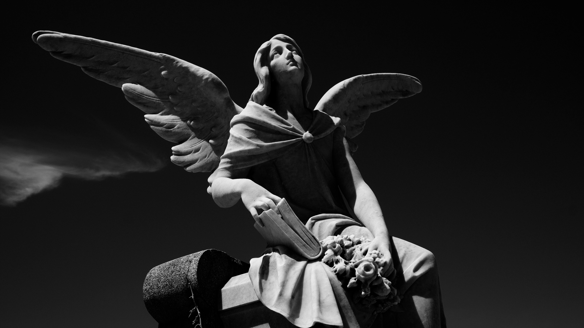Download Statue Angel Man Made Angel Statue HD Wallpaper