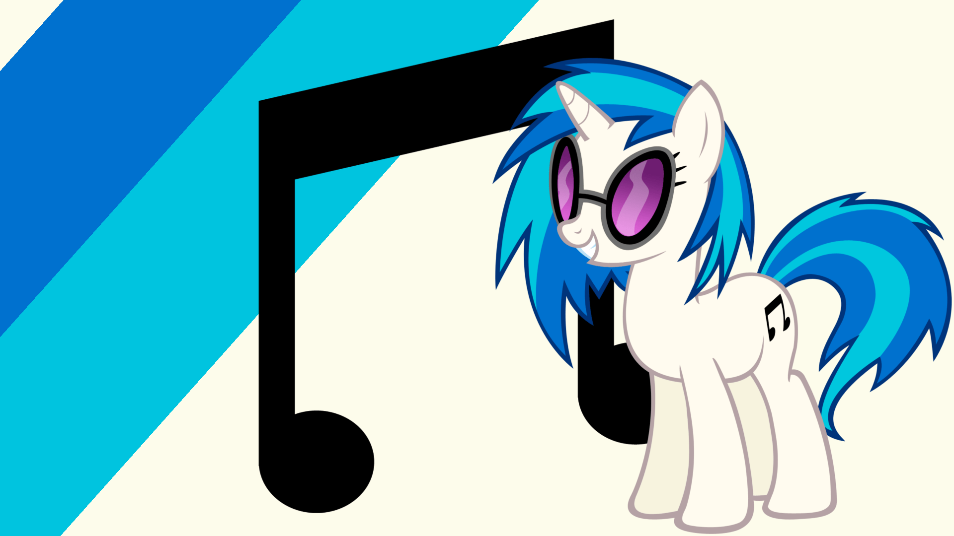Mlp Vinyl Scratch Wallpaper