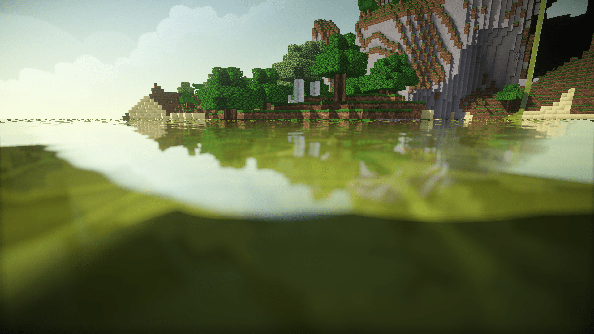 MinecraftWorld HD Wallpaper Hintergrund 1920x1080