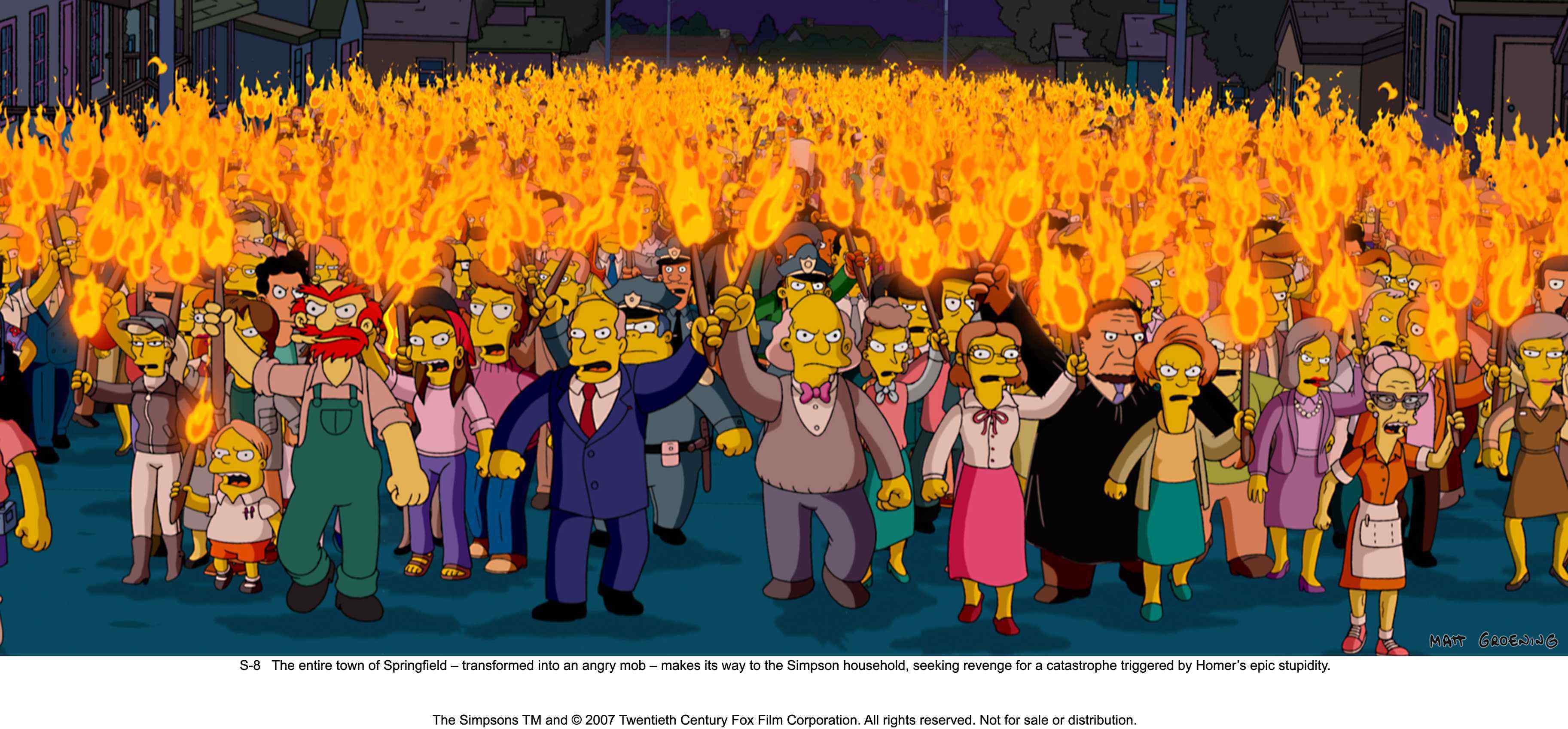 The Simpsons Movie HD Wallpaper Background Image 3650x1697