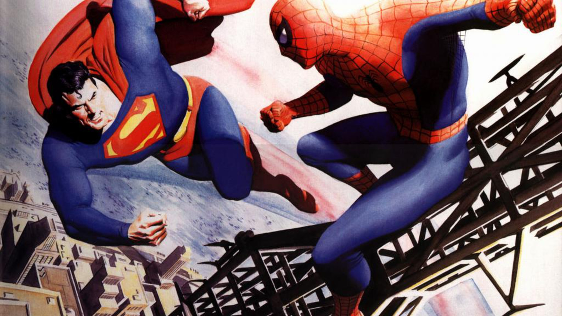 1 Superman VS Spiderman HD Wallpapers Backgrounds Wallpaper Abyss