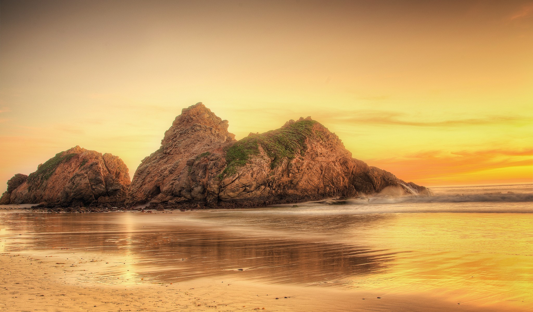 Coucher De Soleil Fond d'écran HD ArrièrePlan 2048x1200