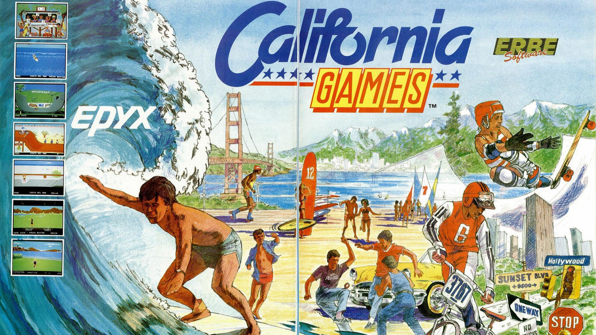 Download Video Game California Games HD Wallpaper