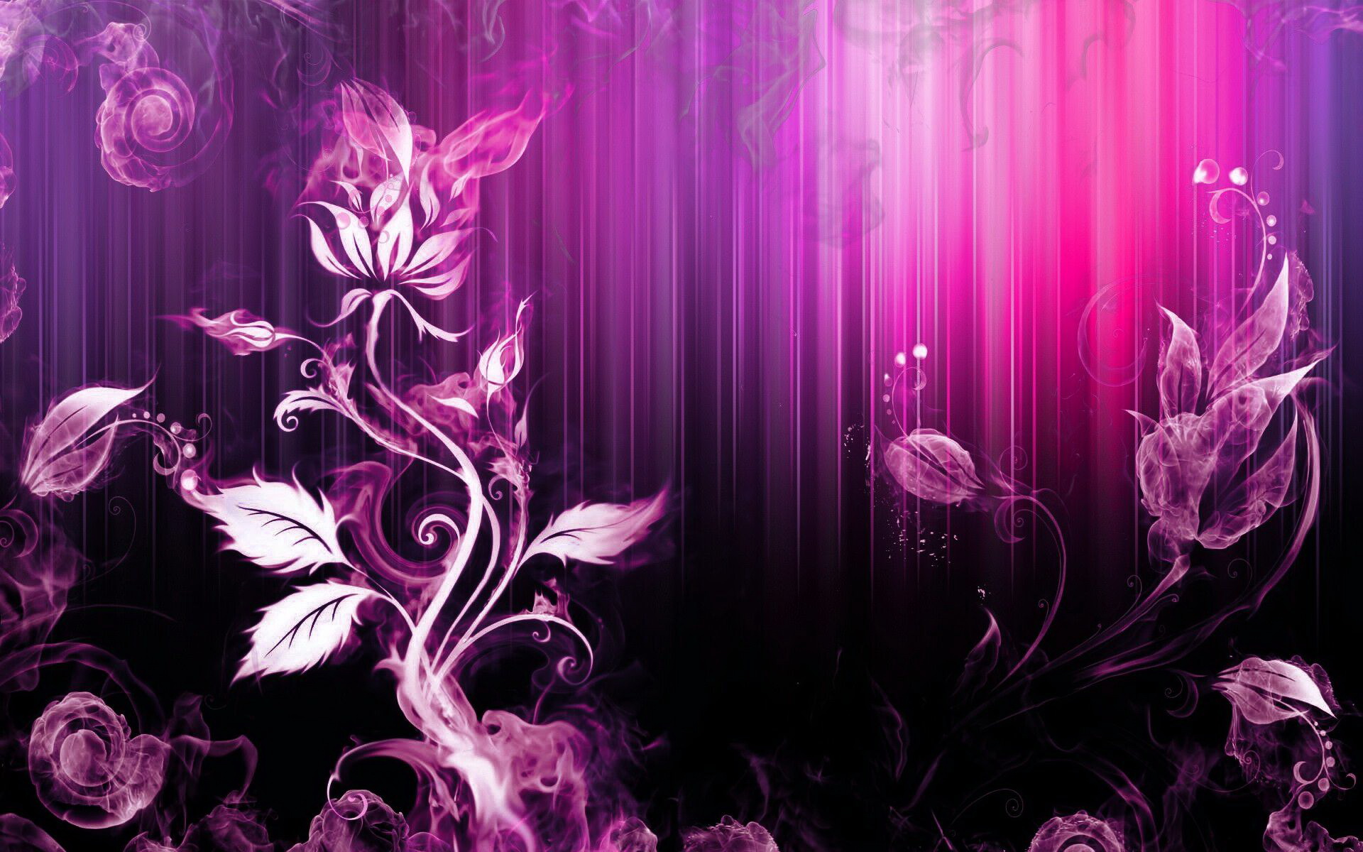 Download Purple Artistic Flower HD Wallpaper