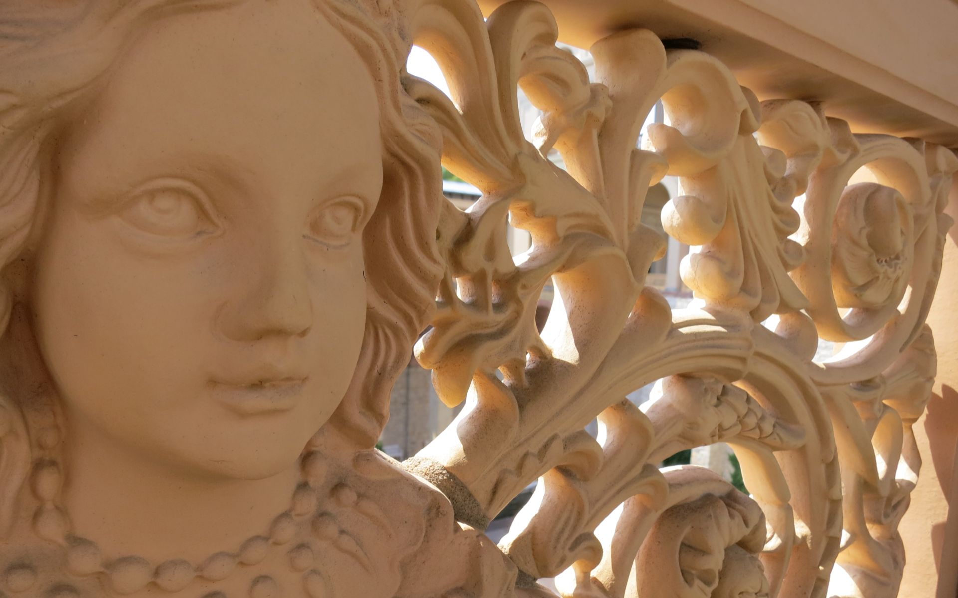 Man Made Belvedere on the Pfingstberg HD Wallpaper